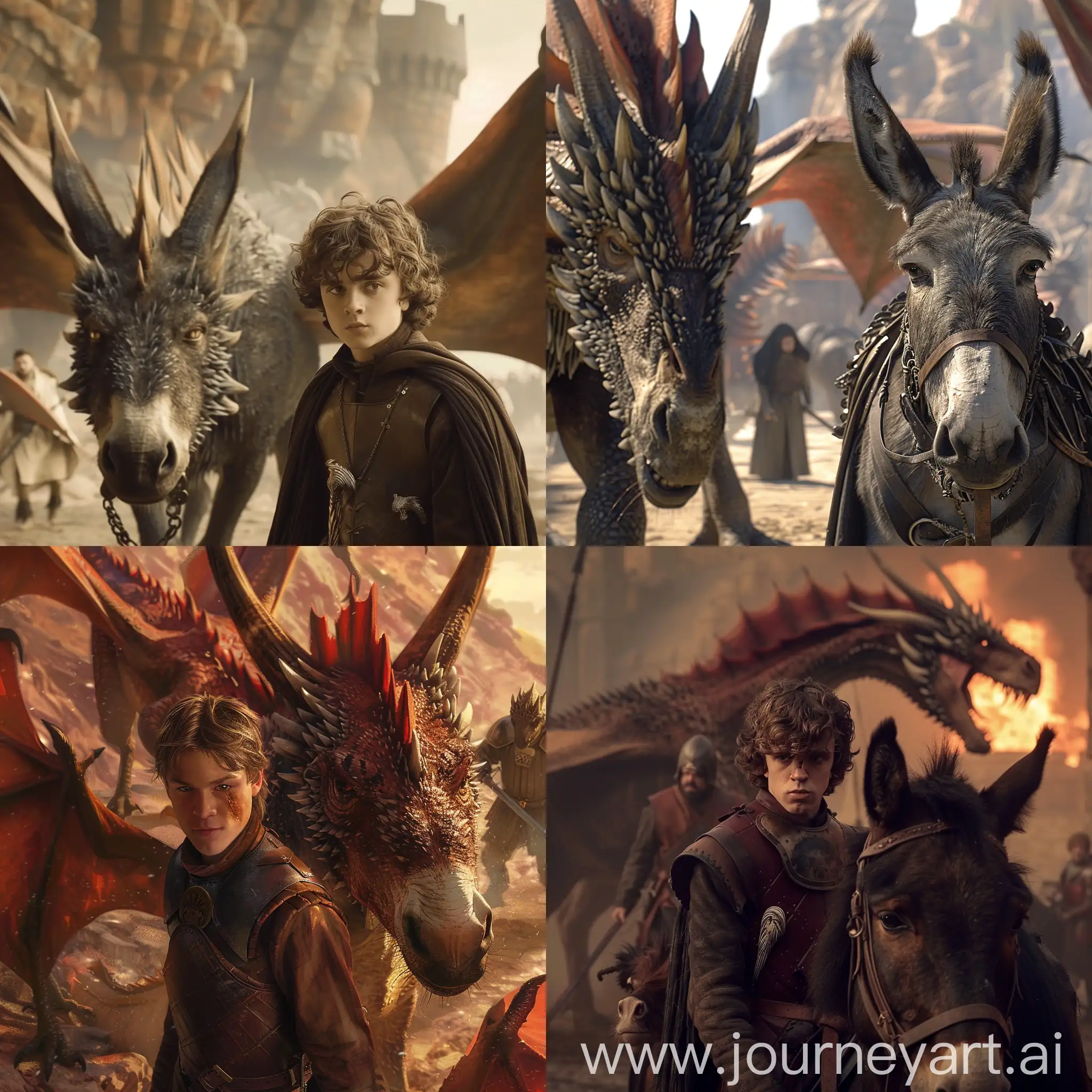 Epic-Battle-Game-of-Thrones-vs-Skyrims-Dovahkiin-and-Donkey-Against-Dragons-and-Targaryens