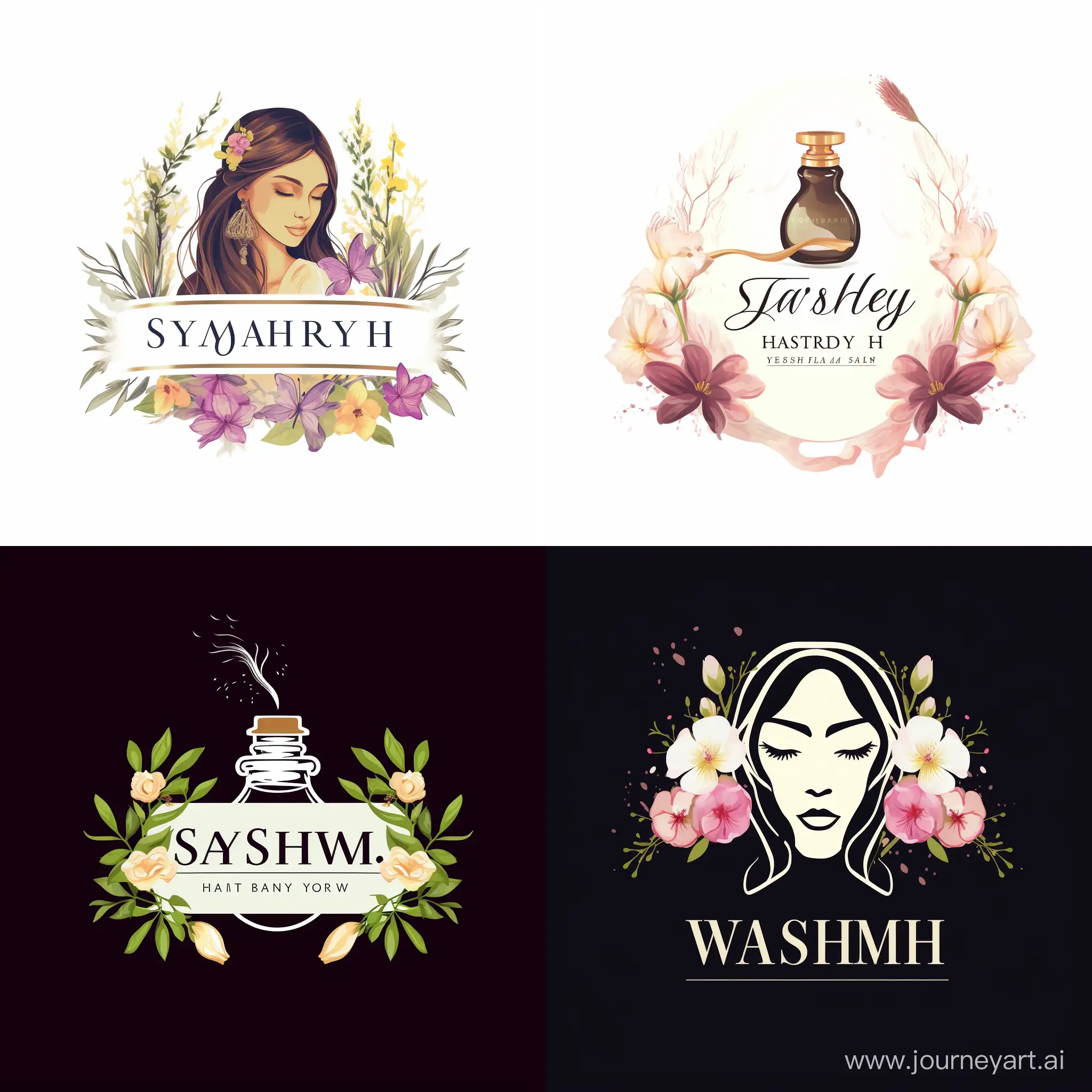 Luxurious-YSH-Perfume-Logo-with-Your-Secret-Harmony-Slogan