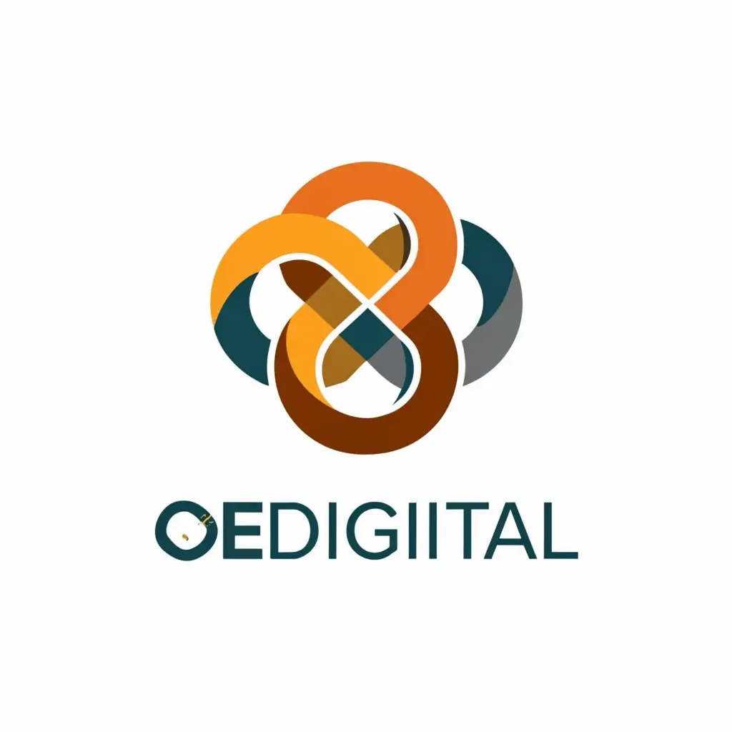 a logo design,with the text "OEDigital", main symbol:Letters,Moderate,be used in Sports Fitness industry,clear background