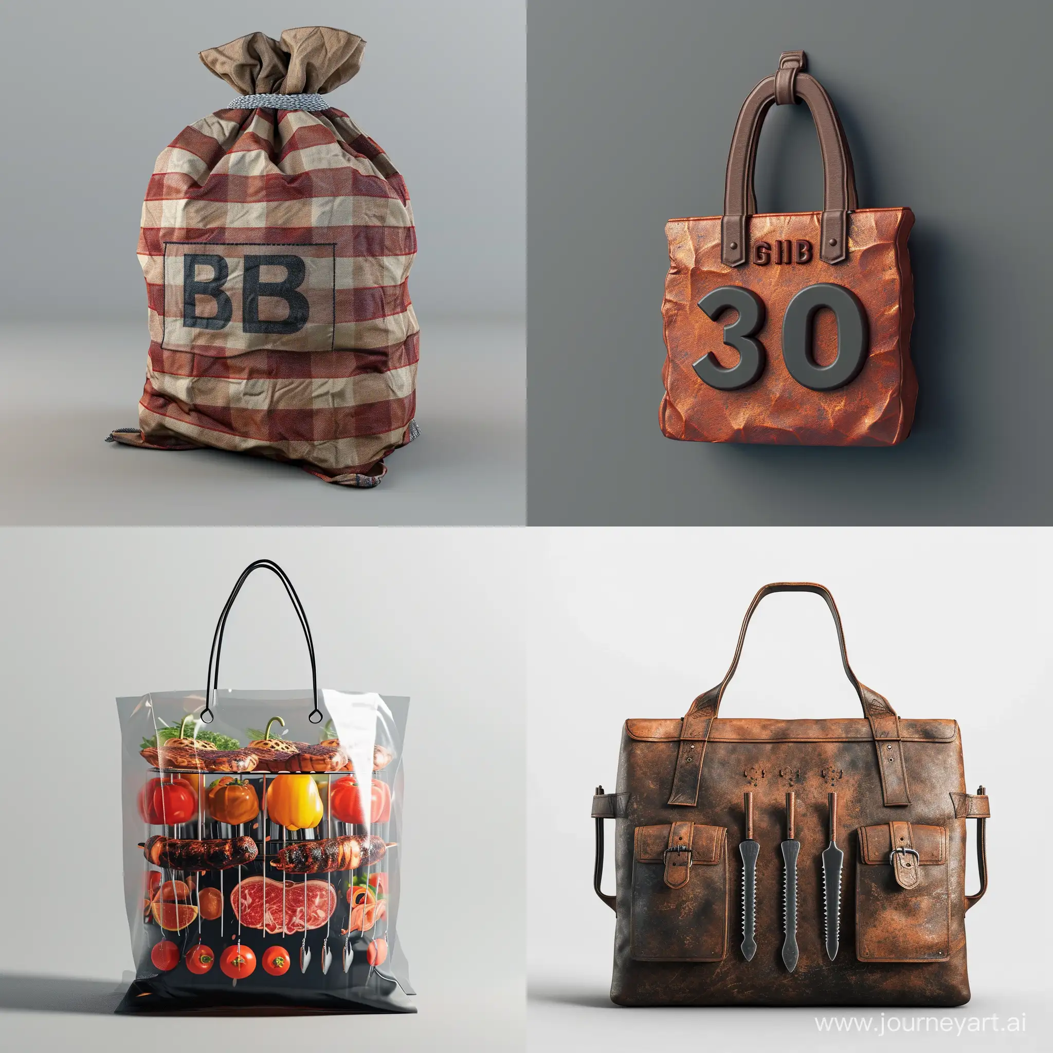 Vibrant-3D-BBQ-Bag-Design-with-Artistic-Flair