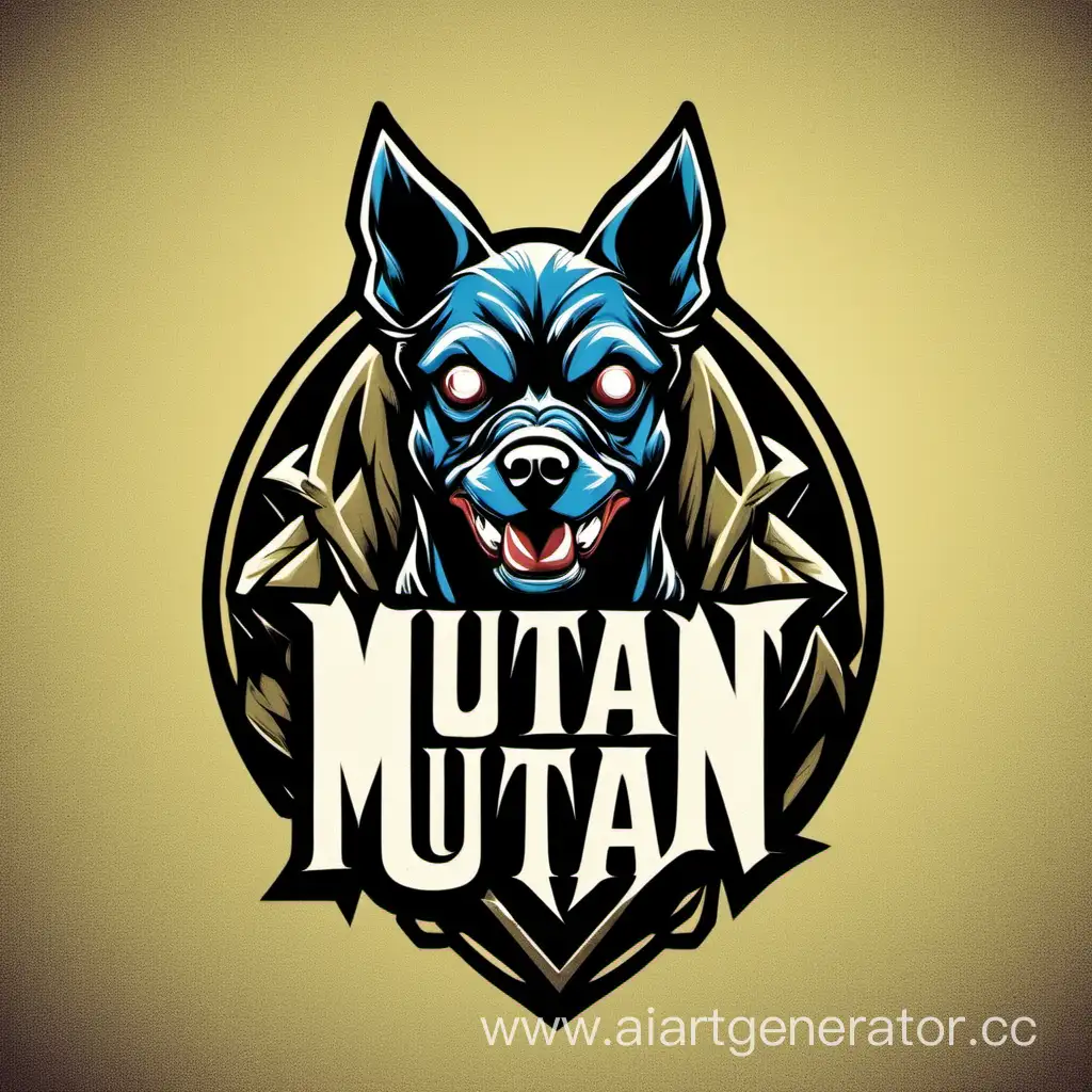 логотип на котором собака мутант