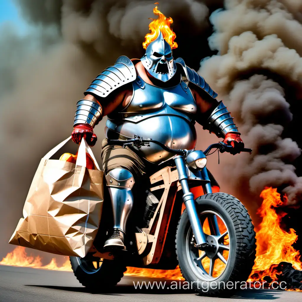 Heavy-Armored-Biker-with-Mysterious-Identity-on-Fiery-Ride