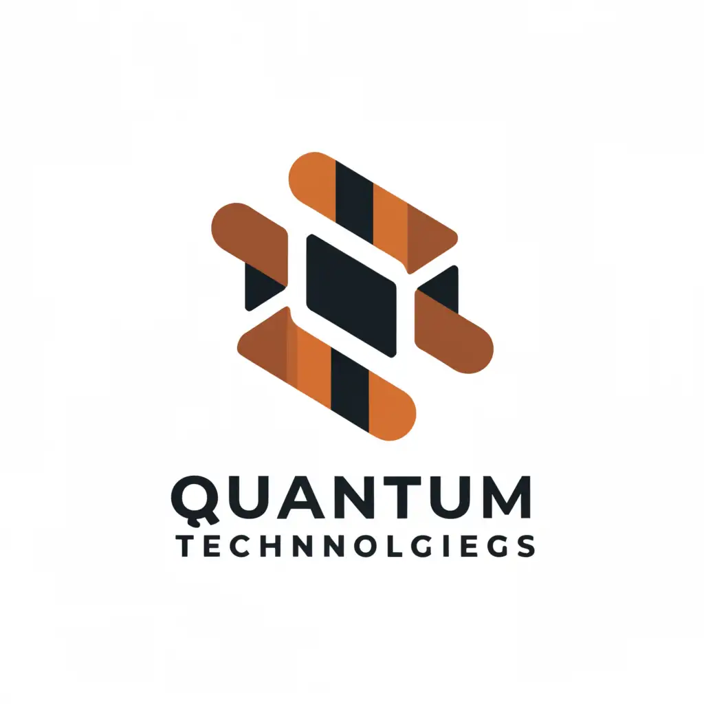 a logo design,with the text "Quantum Technologies", main symbol:Q T  ,Moderate,be used in Technology industry,clear background