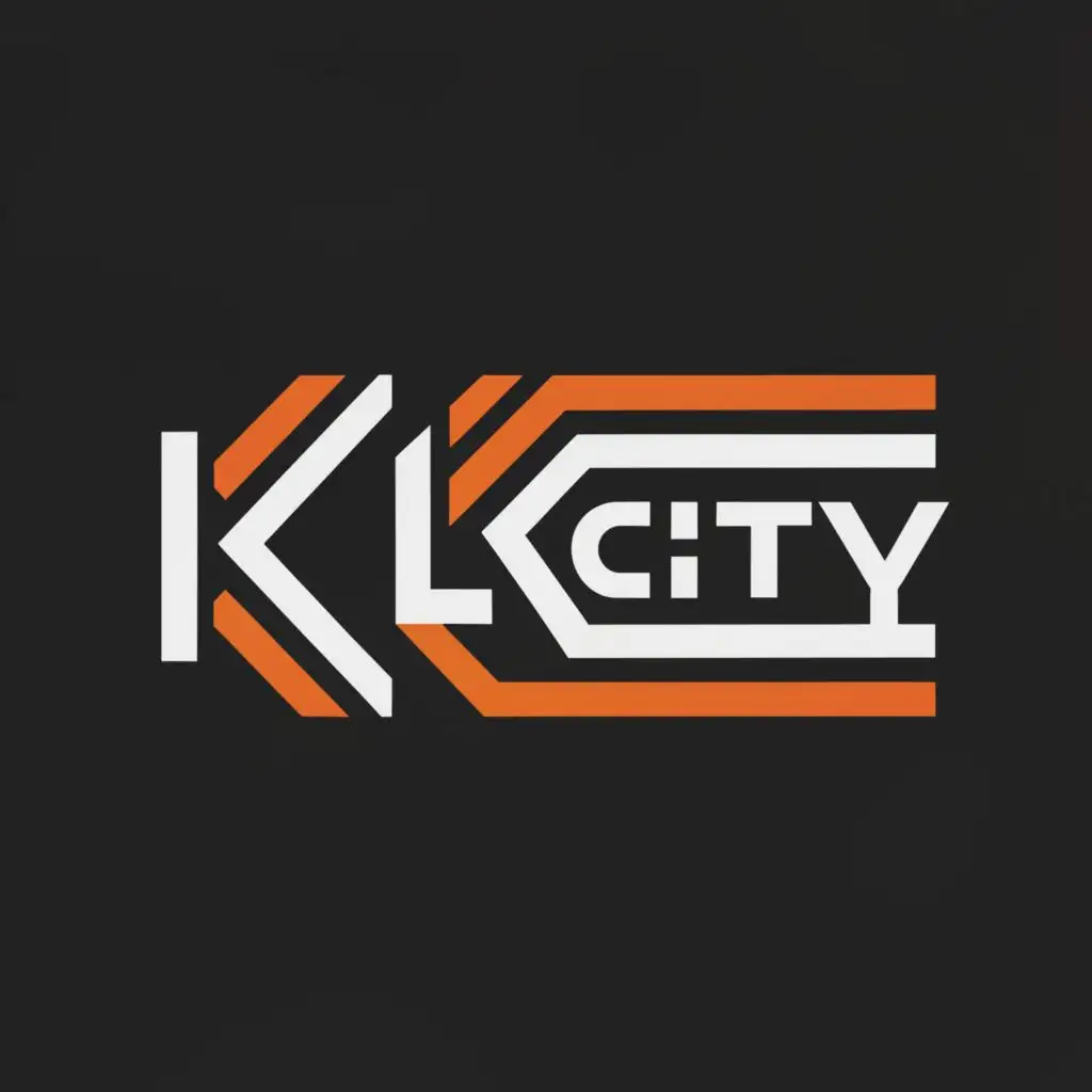 a logo design,with the text "KLCITY", main symbol:ROLEPLAY,Moderate,clear background