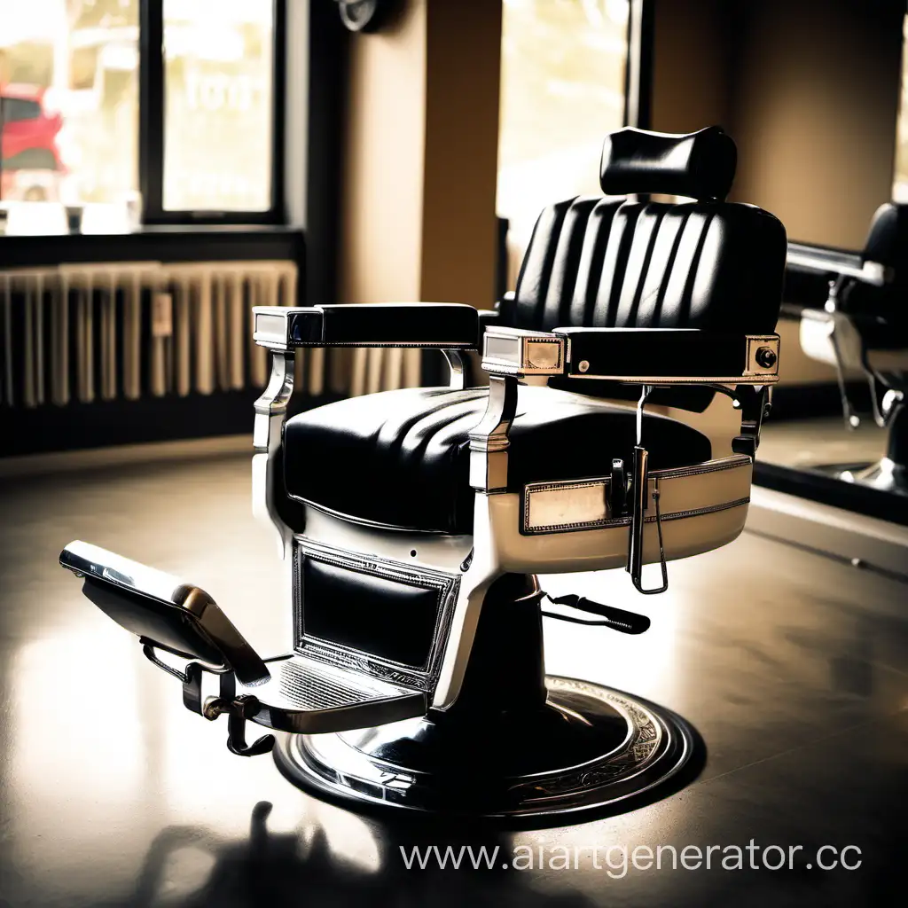 Classic-Barbershop-Chair-in-Vintage-Setting