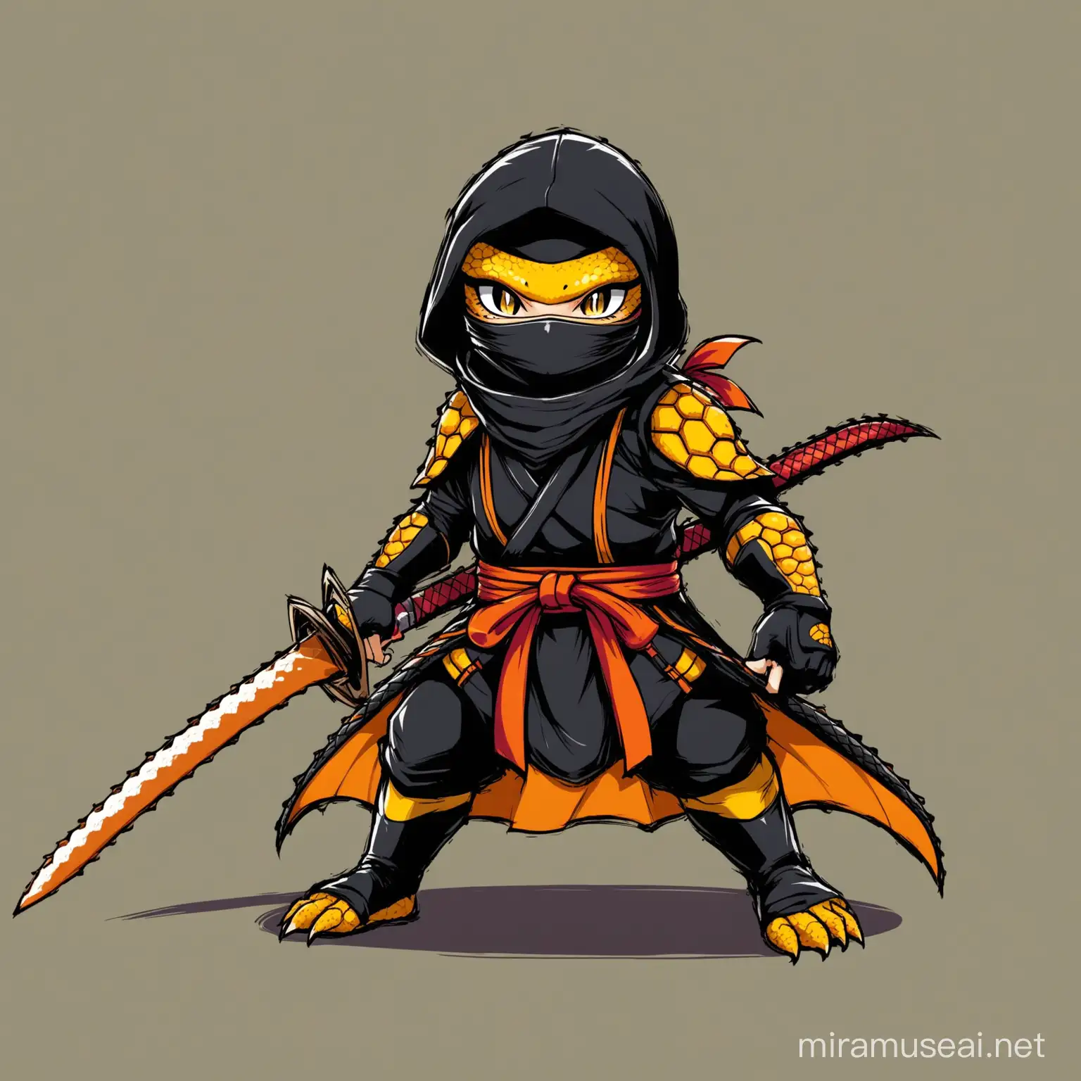 a salamandra ninja
