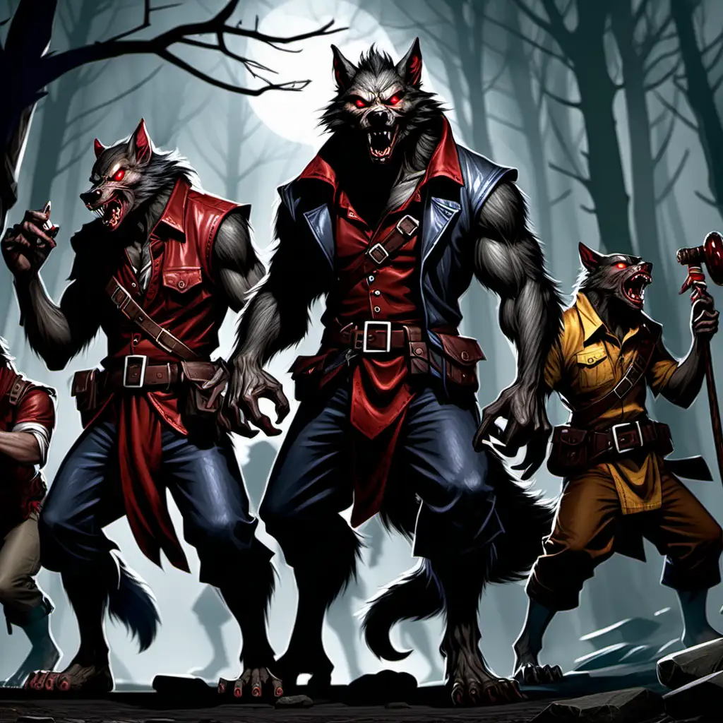 Werewolf Gang in Dungeons and Dragons Campaign