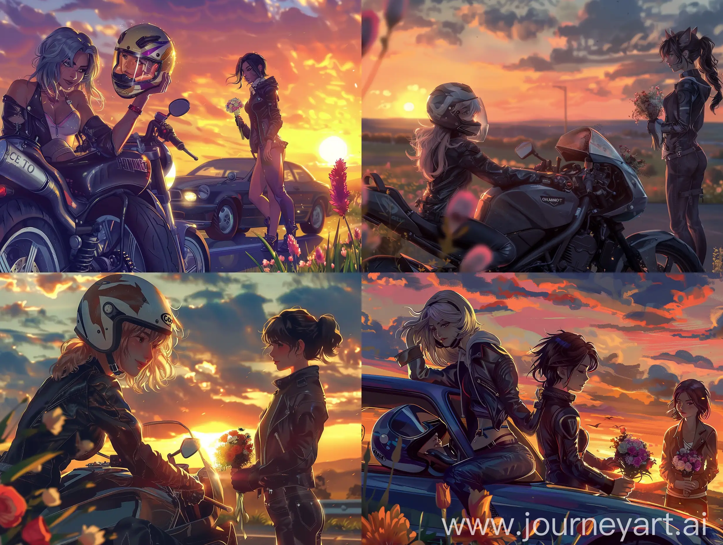 Coco-Bandicoot-Enjoys-Sunset-Ride-on-Motorcycle-with-Companion
