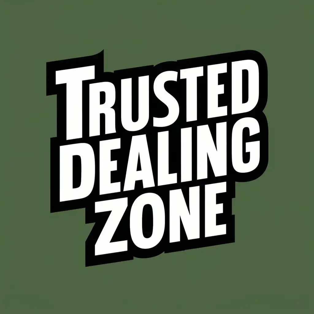 logo, Whatsapp, with the text "Trusted Dealing Zone", typography