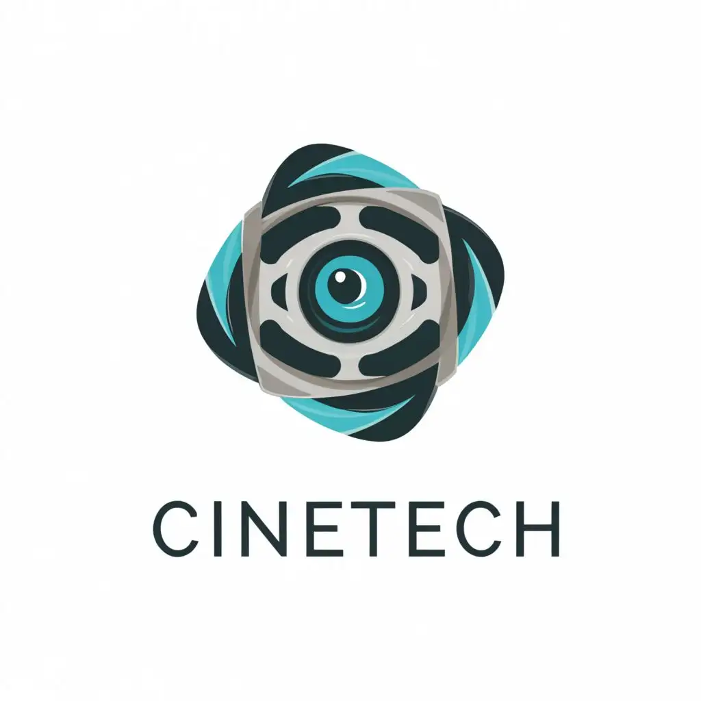 a logo design,with the text "Cinetech", main symbol:Camera,complex,be used in Technology industry,clear background