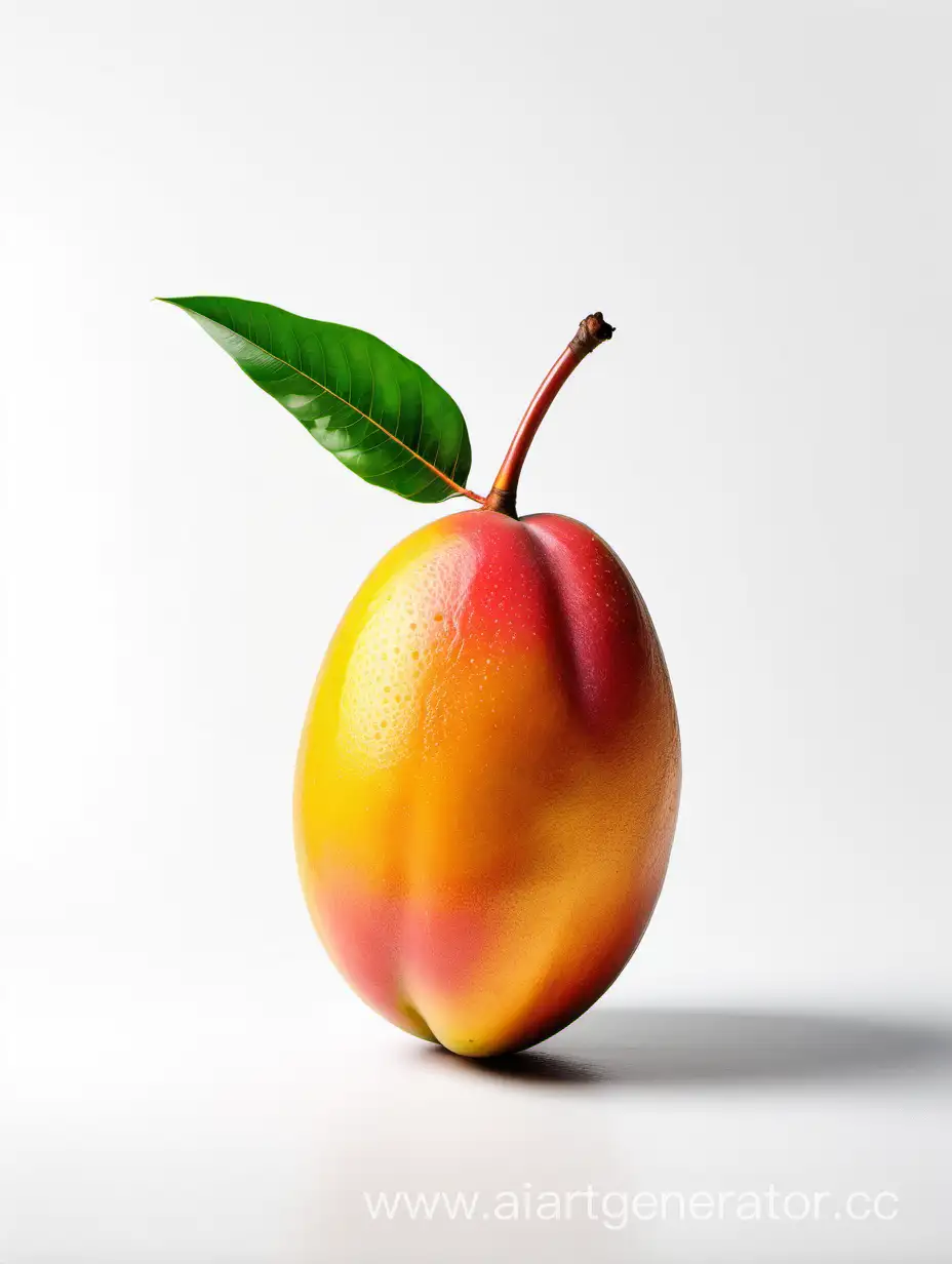 Vibrant-African-Mango-on-a-Clean-White-Background-Fresh-Exotic-Fruit-Photography