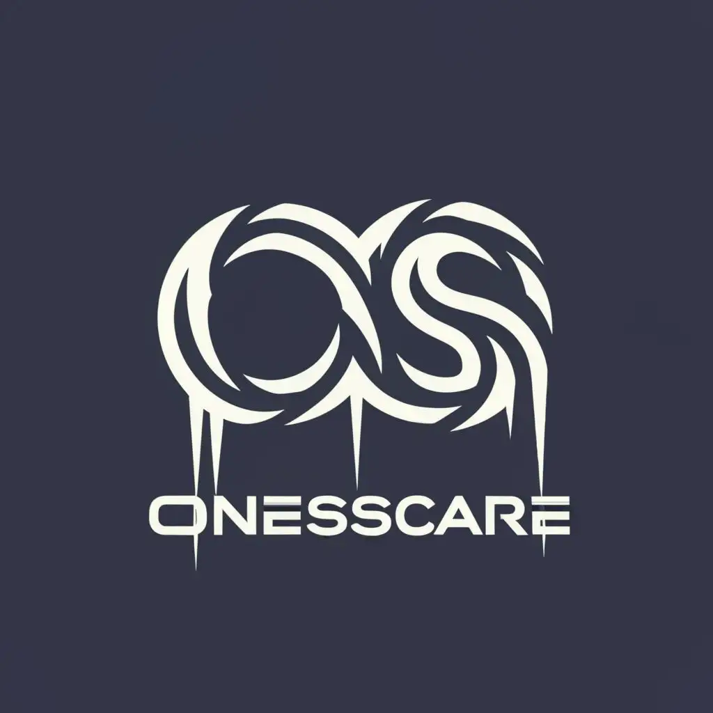 logo, Symbol of the Letters O and S make the letters white and designed 

The O and S stands for OneScare so make it Horror themed , with the text "OS", typography, be used in Internet industry