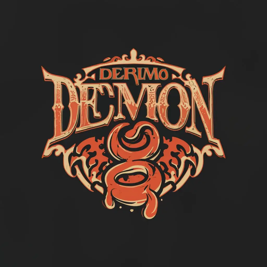 LOGO-Design-for-Dermo-Demon-Bold-Typography-and-Humorous-Poo-Emblem-for-Entertainment-Industry