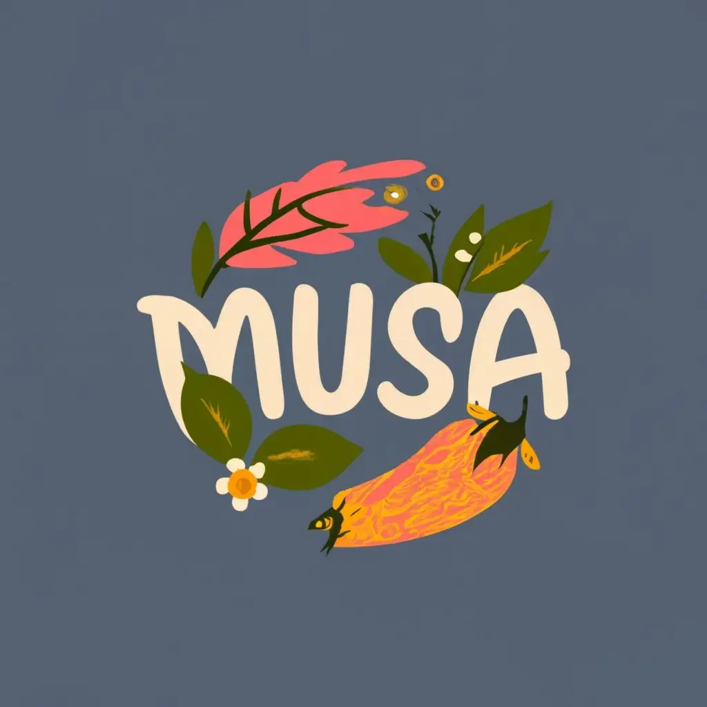 logo, Moses, with the text "Musa", typography