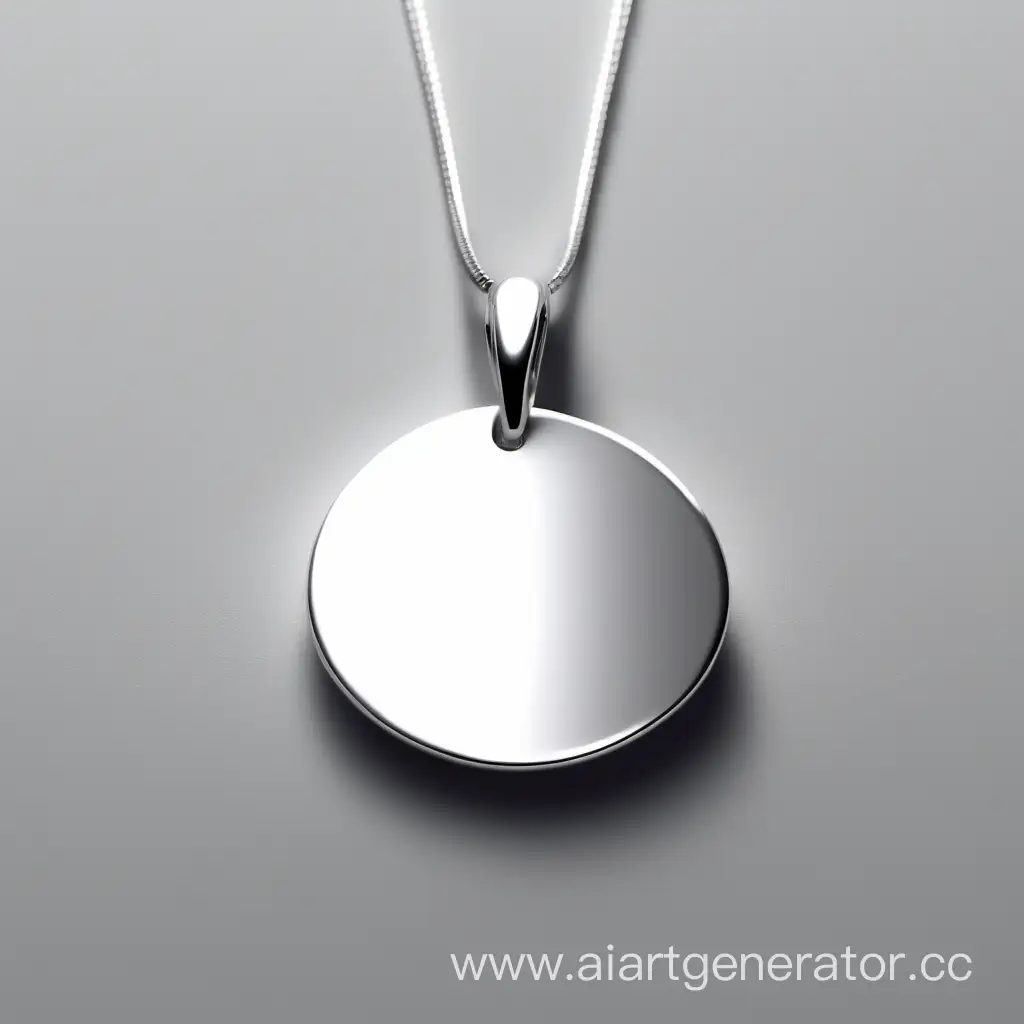 Minimalist-Smooth-Silver-Disk-Pendant-Necklace