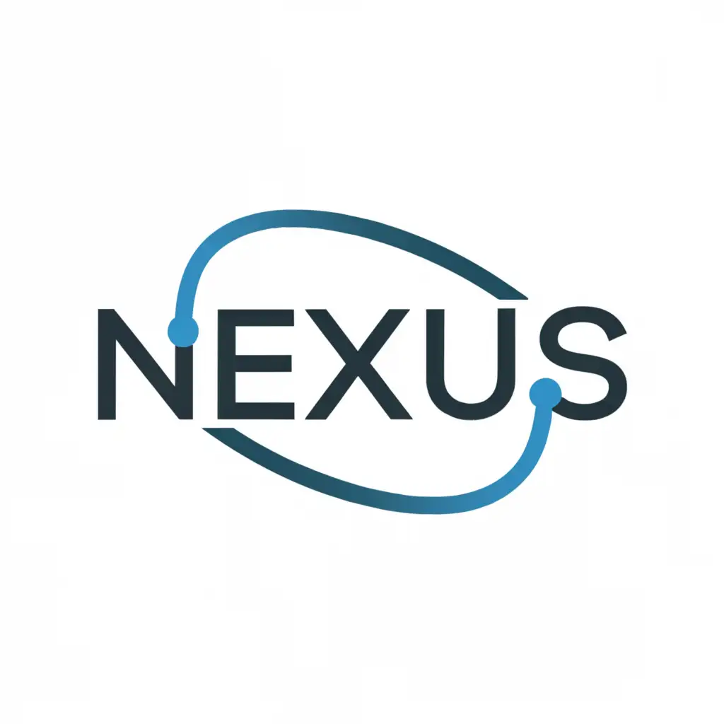 a logo design,with the text "nexus", main symbol:trust,Moderate,be used in Finance industry,clear background
