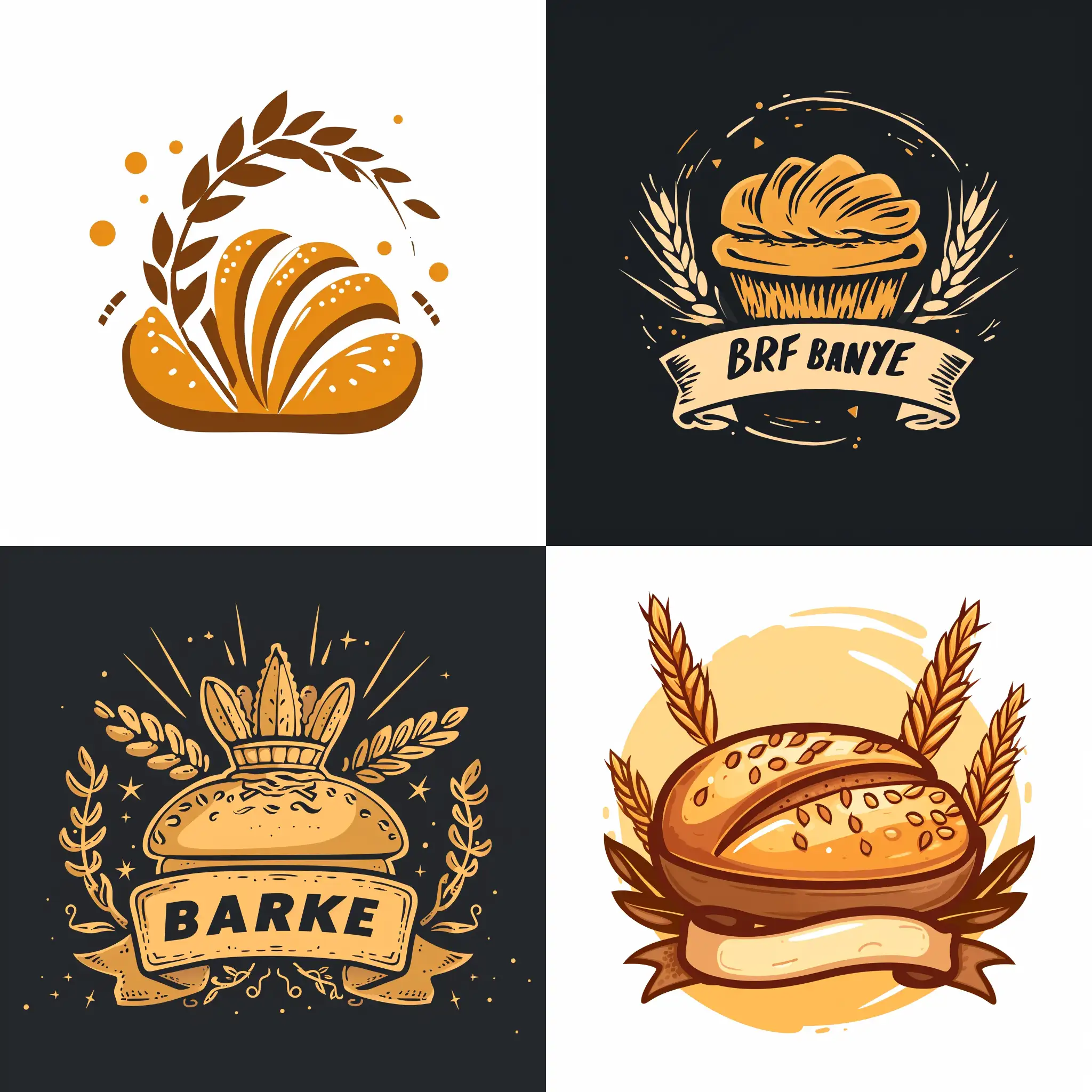 Логотип, пекарня, векторное изображение