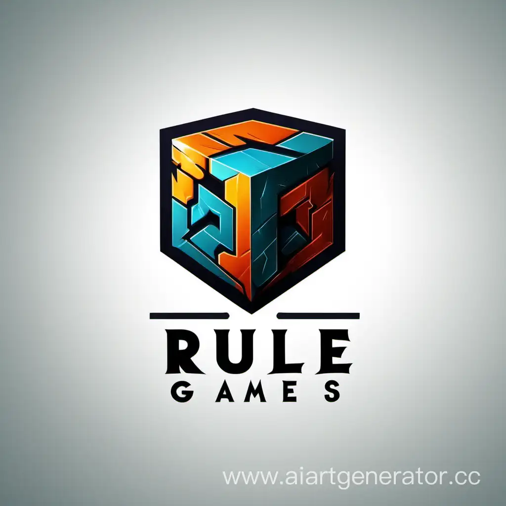 современный логотип для студии Rule Games