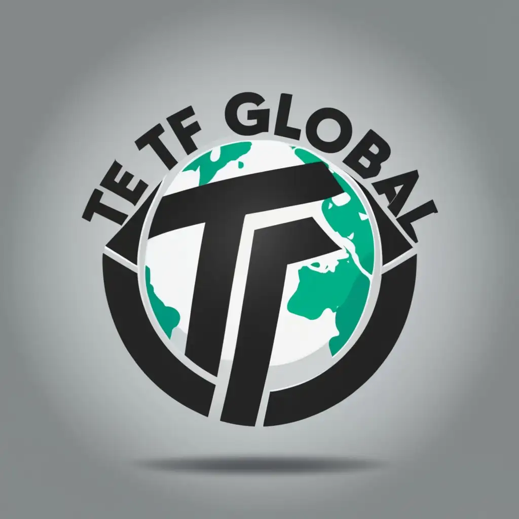 logo, BANNER, with the text "TF GLOBAL", typography, be used in Technology industry, Construction