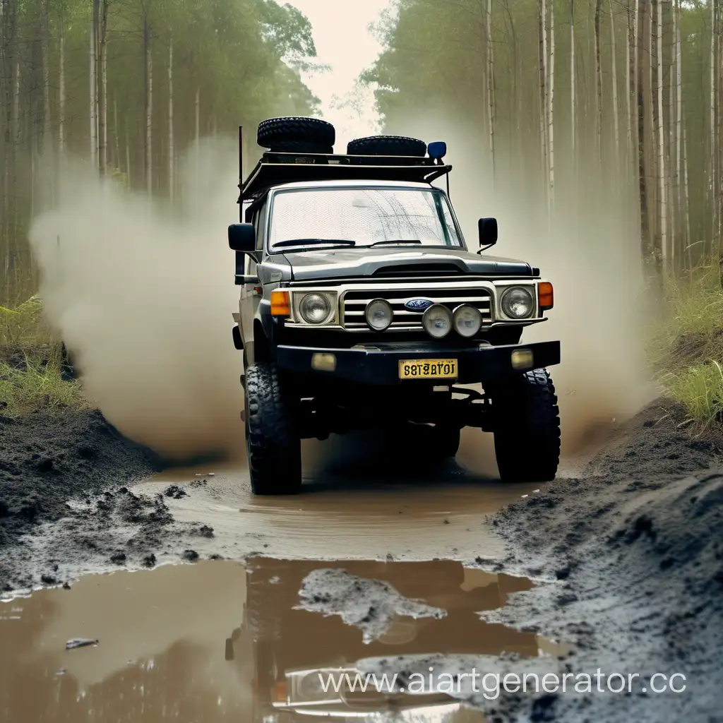 Vintage-Land-Cruiser-70-OffRoad-Adventure-Conquering-the-Ford-in-Dense-Forest