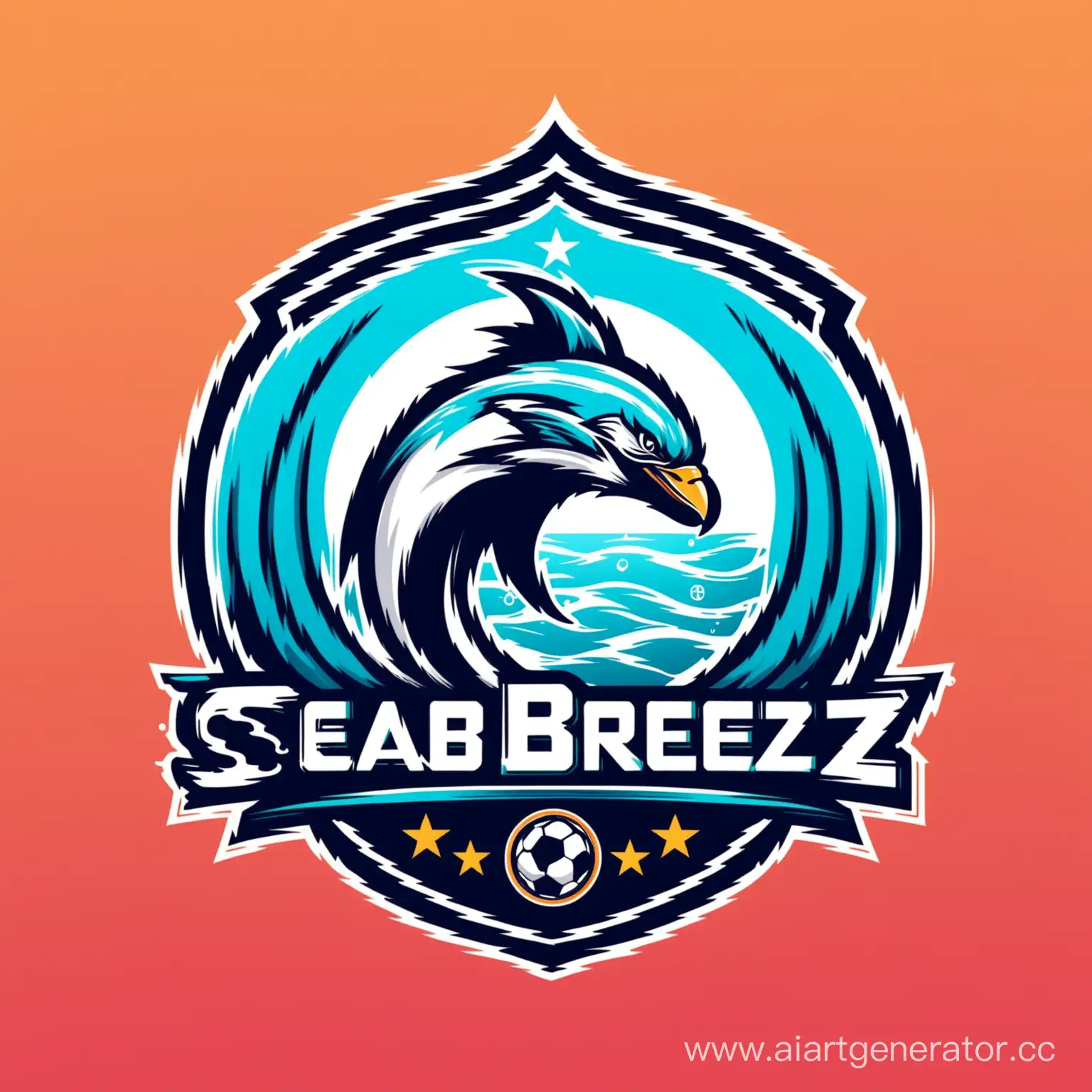 логотип для футбольного клуба "Морской бриз"