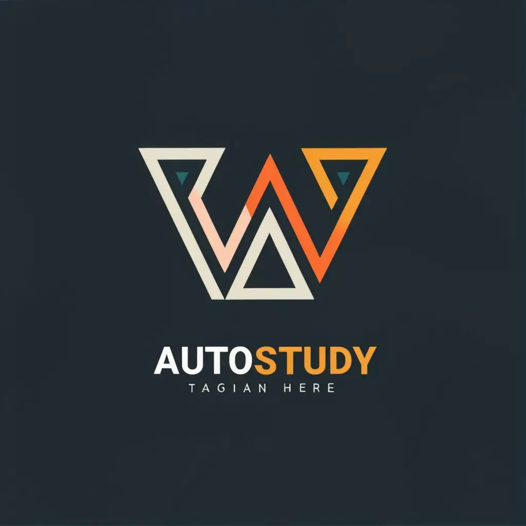 logo, A, with the text "autoStudy", typography, be used in Automotive industry