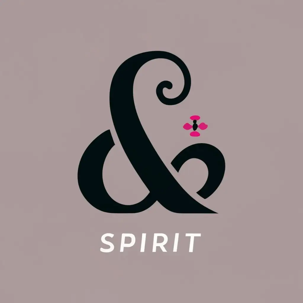 logo, ampersand, with the text "Spirit", typography, be used in Religious industry