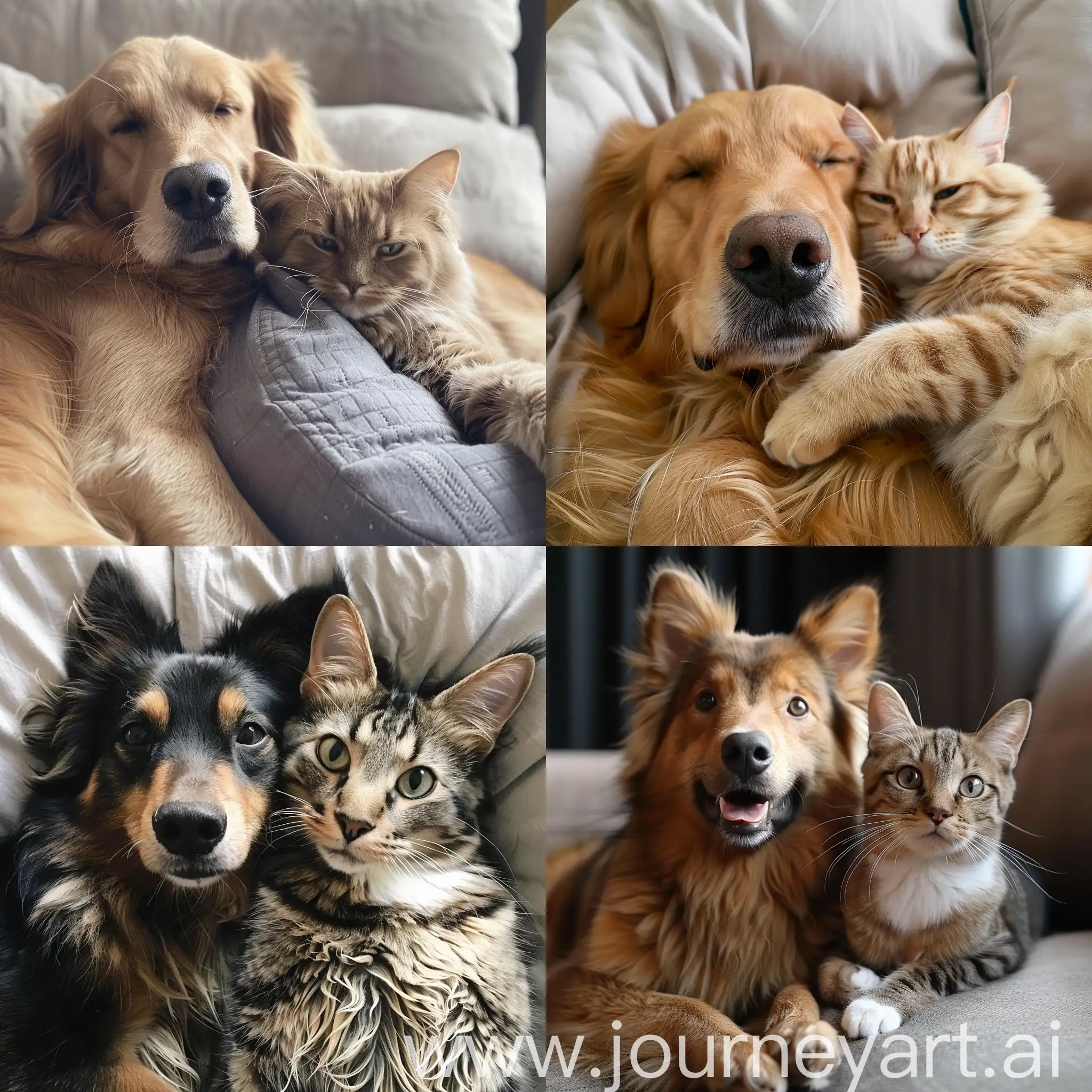 Adorable-Dog-and-Cat-Playful-Interaction