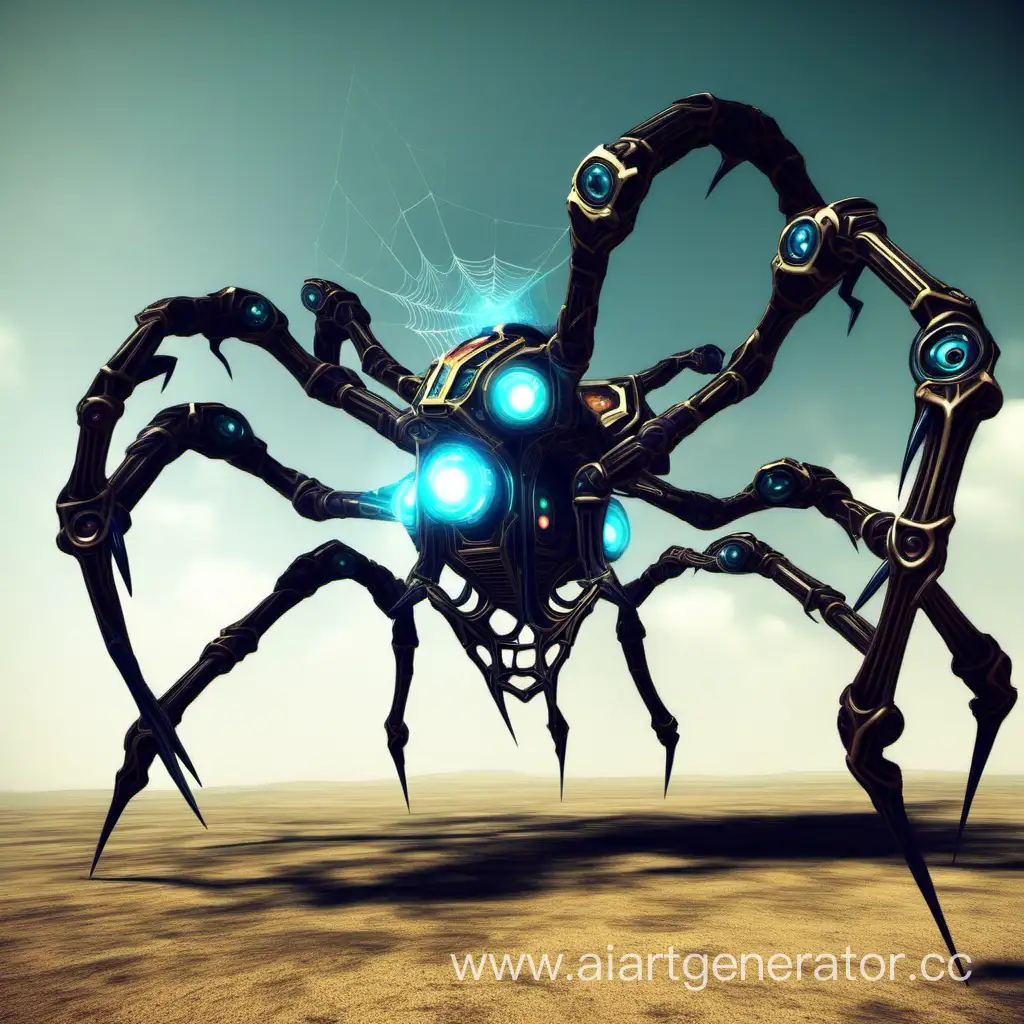 Plasma-Spider-SciFi-Vehicle-with-Plasma-Engines