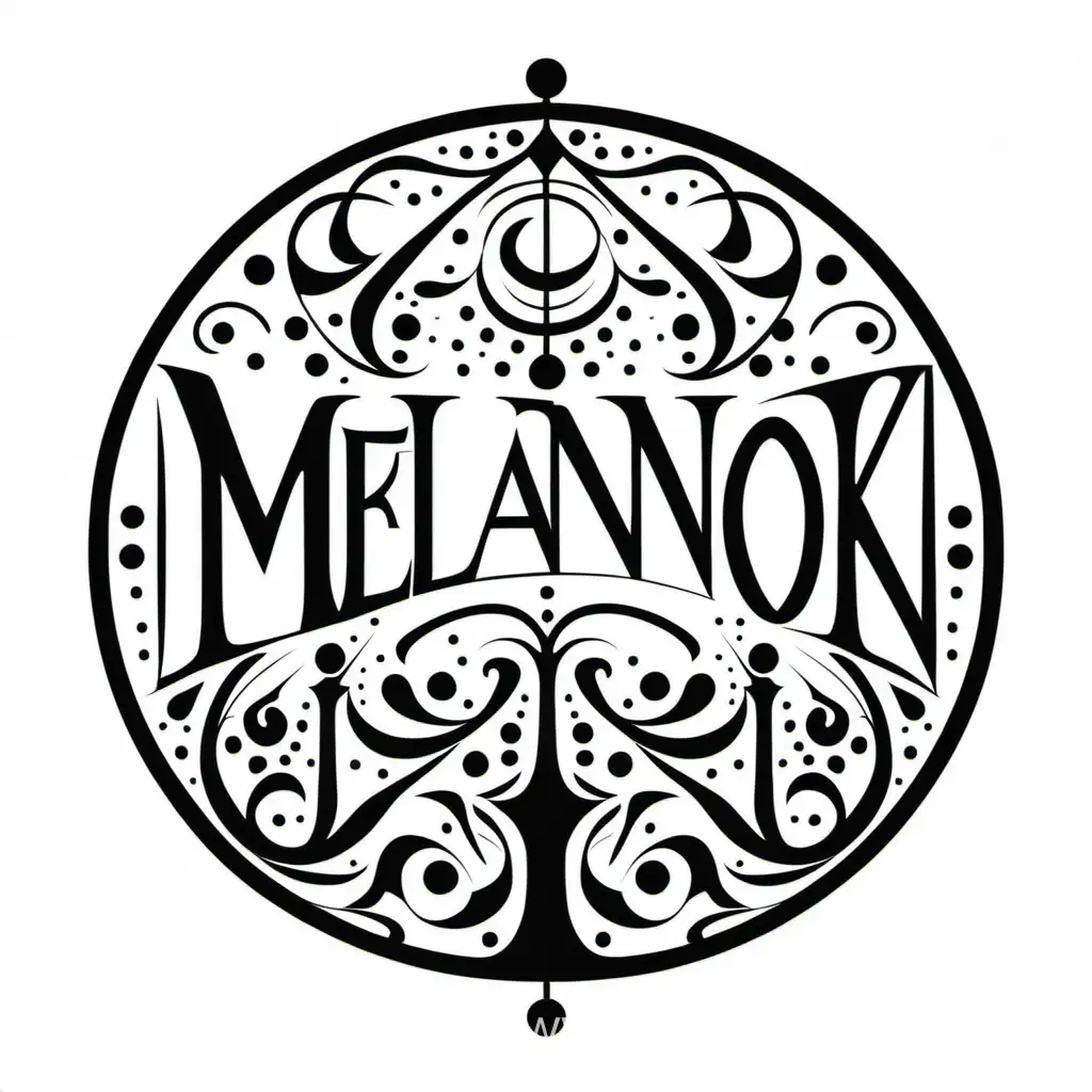 Arabesque-Style-MelnikovVG-Textual-Logo-on-White-Background