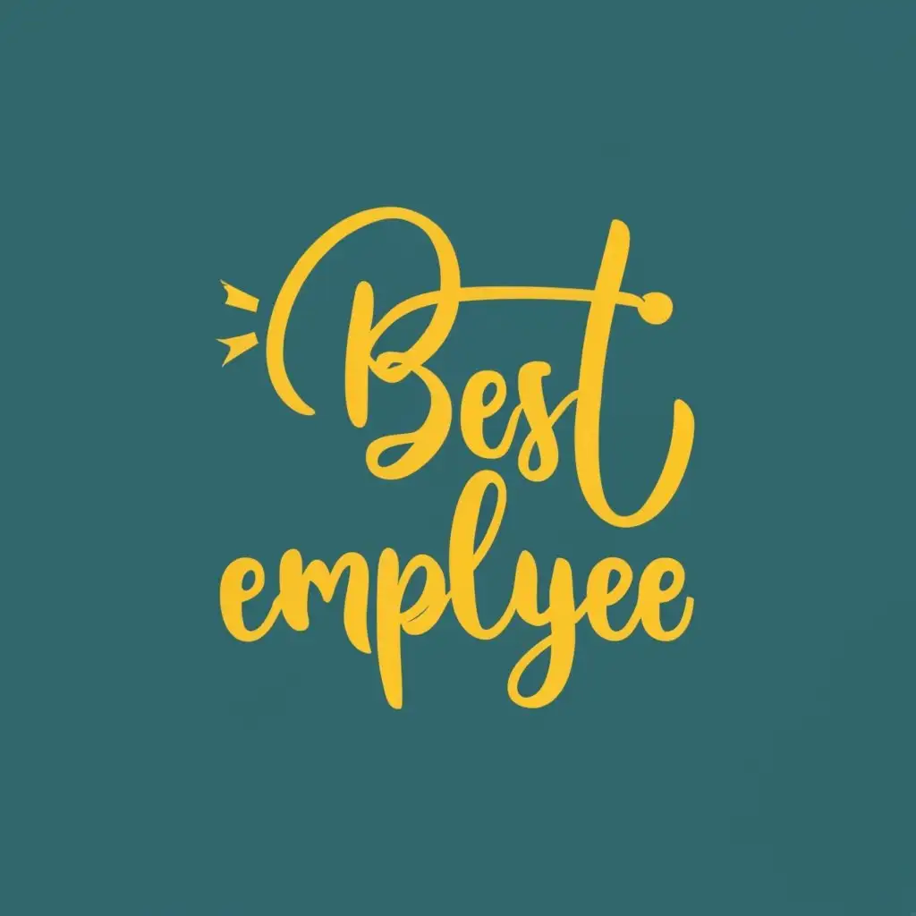 logo, Best employee, with the text "Best employee", typography, be used in Beauty Spa industry