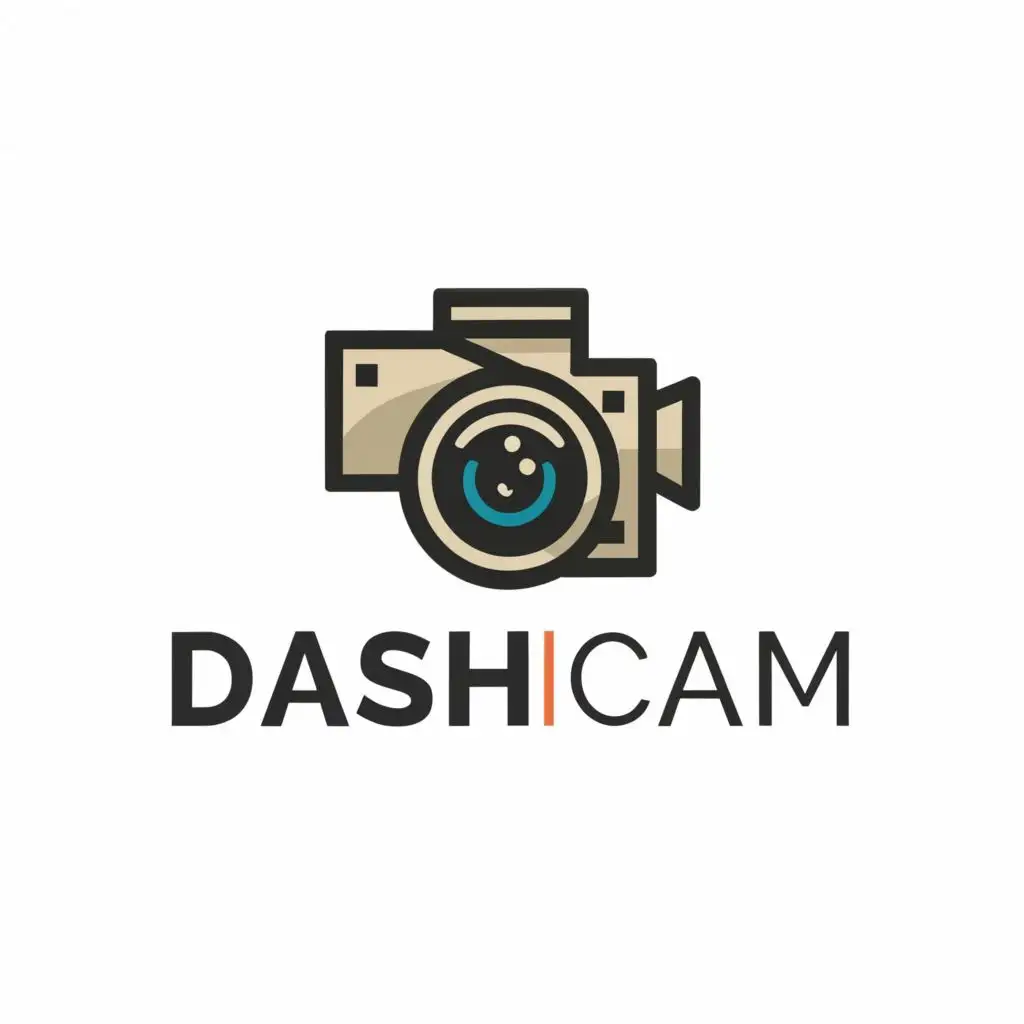 logo, Dashcam, with the text "Dashcam", typography