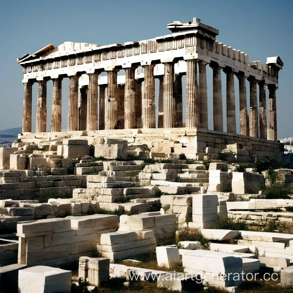 Historical-Acropolis-Ruins-in-Athens-Greece