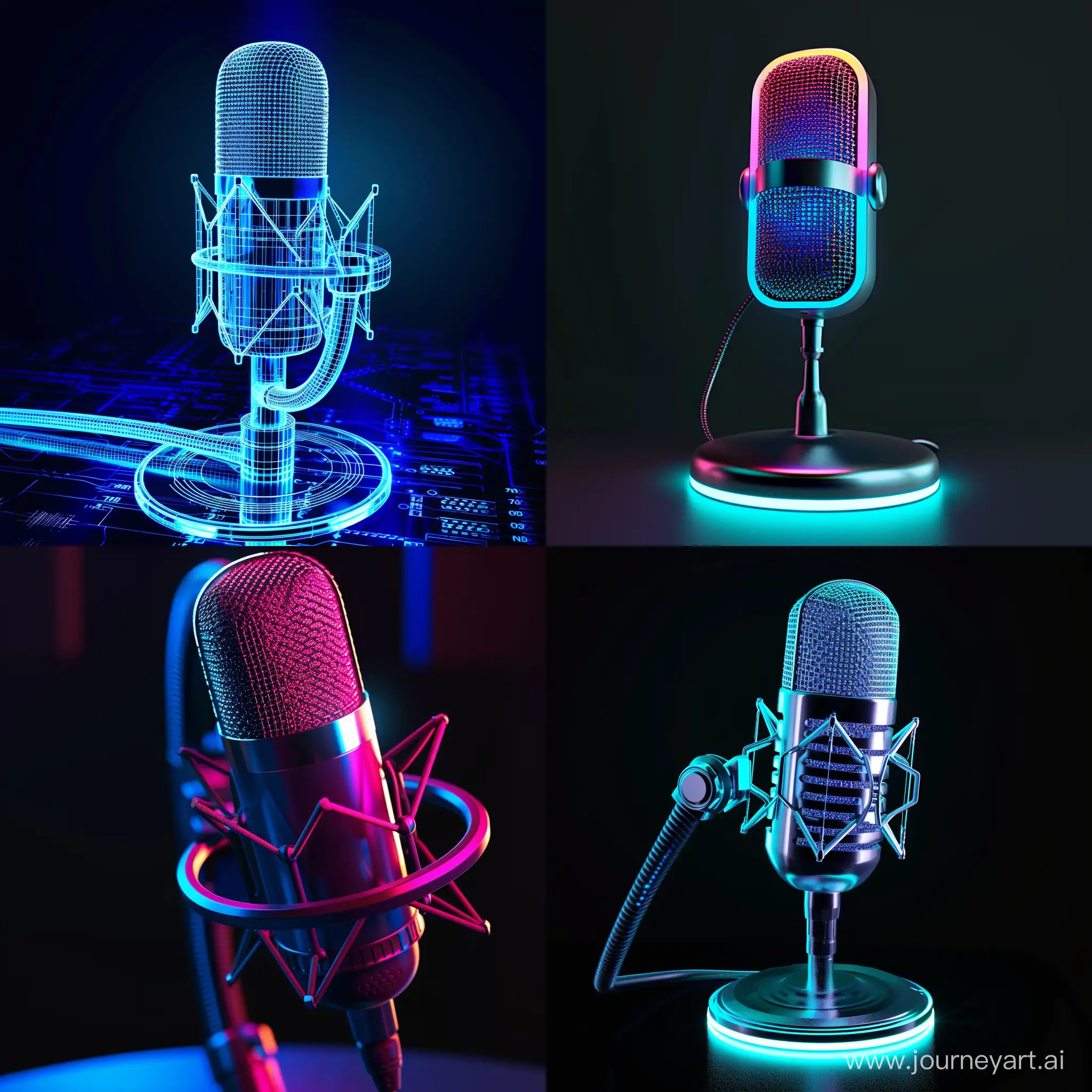 Futuristic-PC-Microphone-with-Advanced-Design