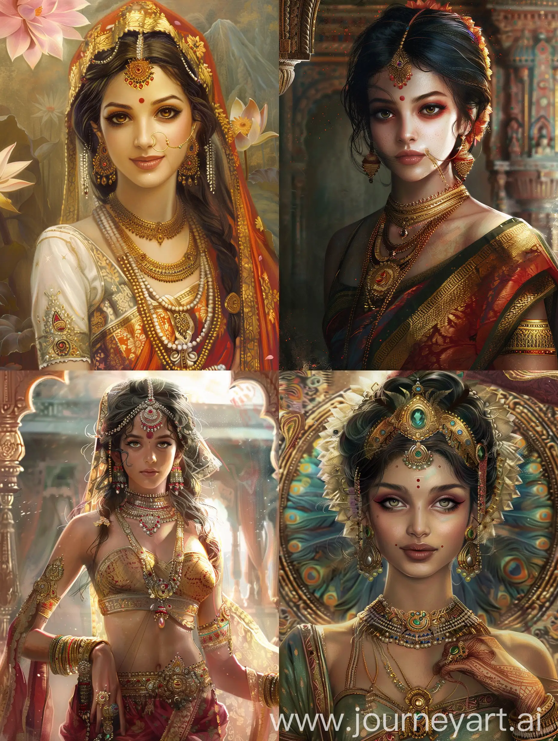 Beautiful female hindu अप्सरा 