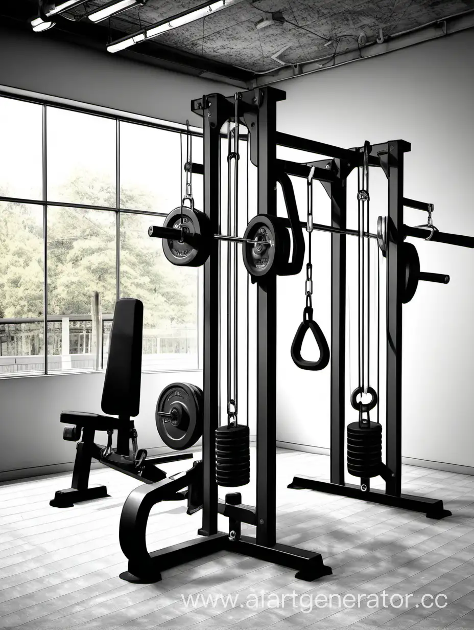 Modern-Gym-with-Strength-Training-Equipment