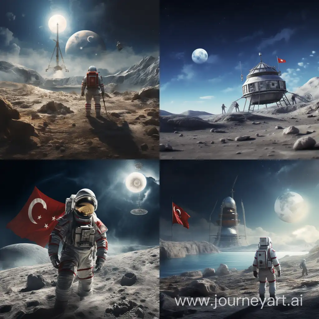 türk astronotun ilk ay - uzay misyonu