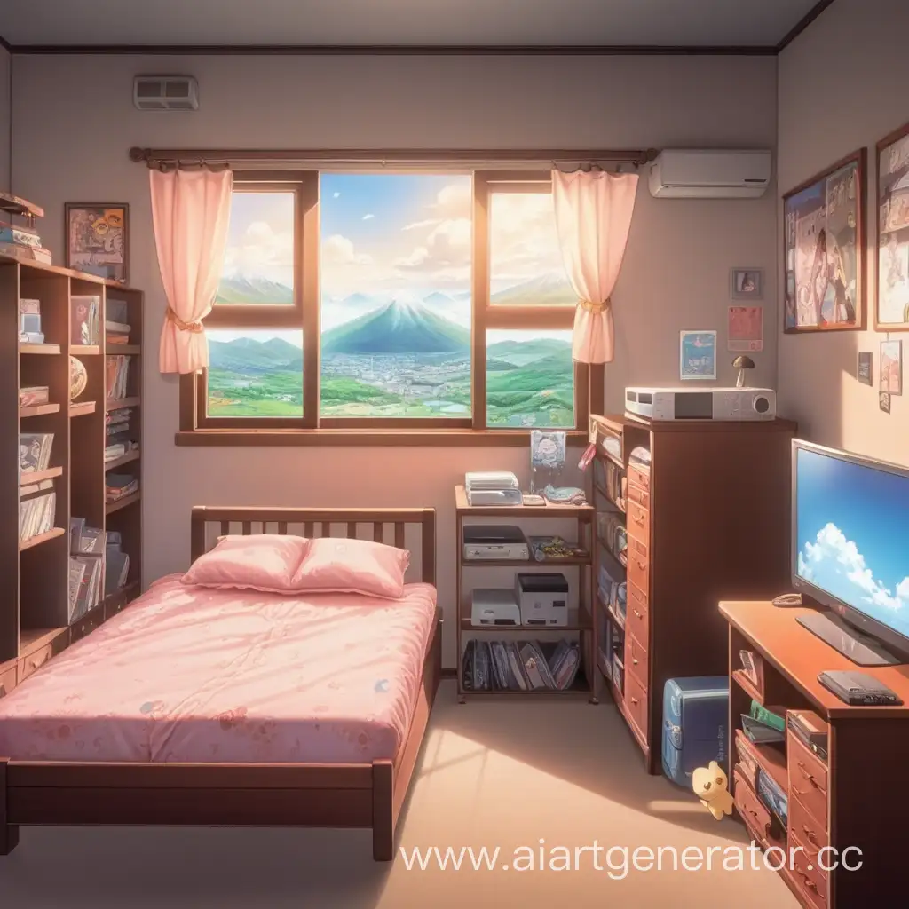AnimeInspired-Room-with-Vibrant-Colors-and-Unique-Decor