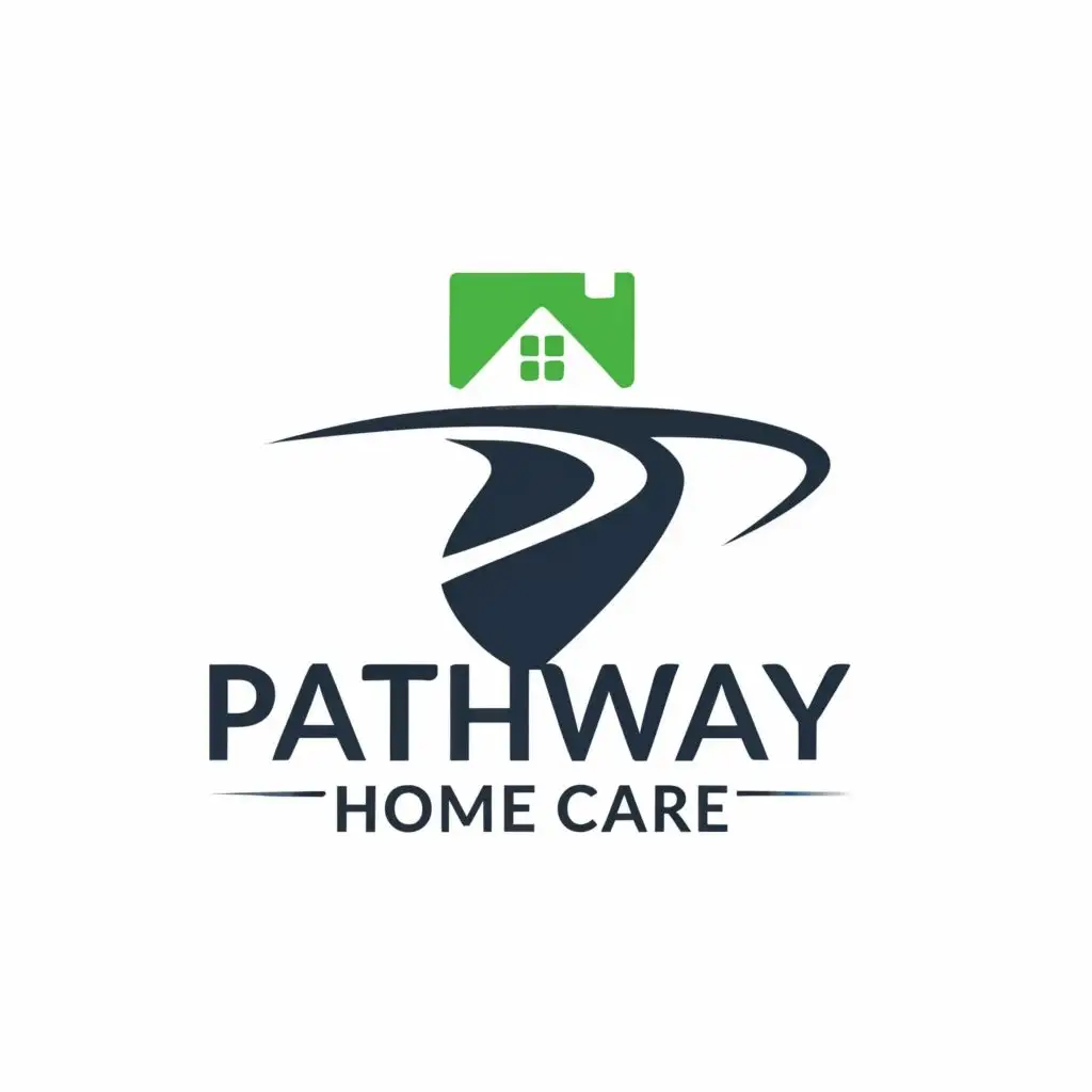 logo, not sure, with the text "Pathway Home Care", typography, be used in Medical Dental industry