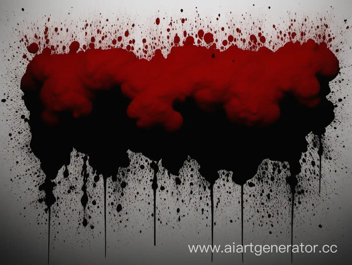 Abstract-BlackRed-Blotch-Art-on-Dark-Background