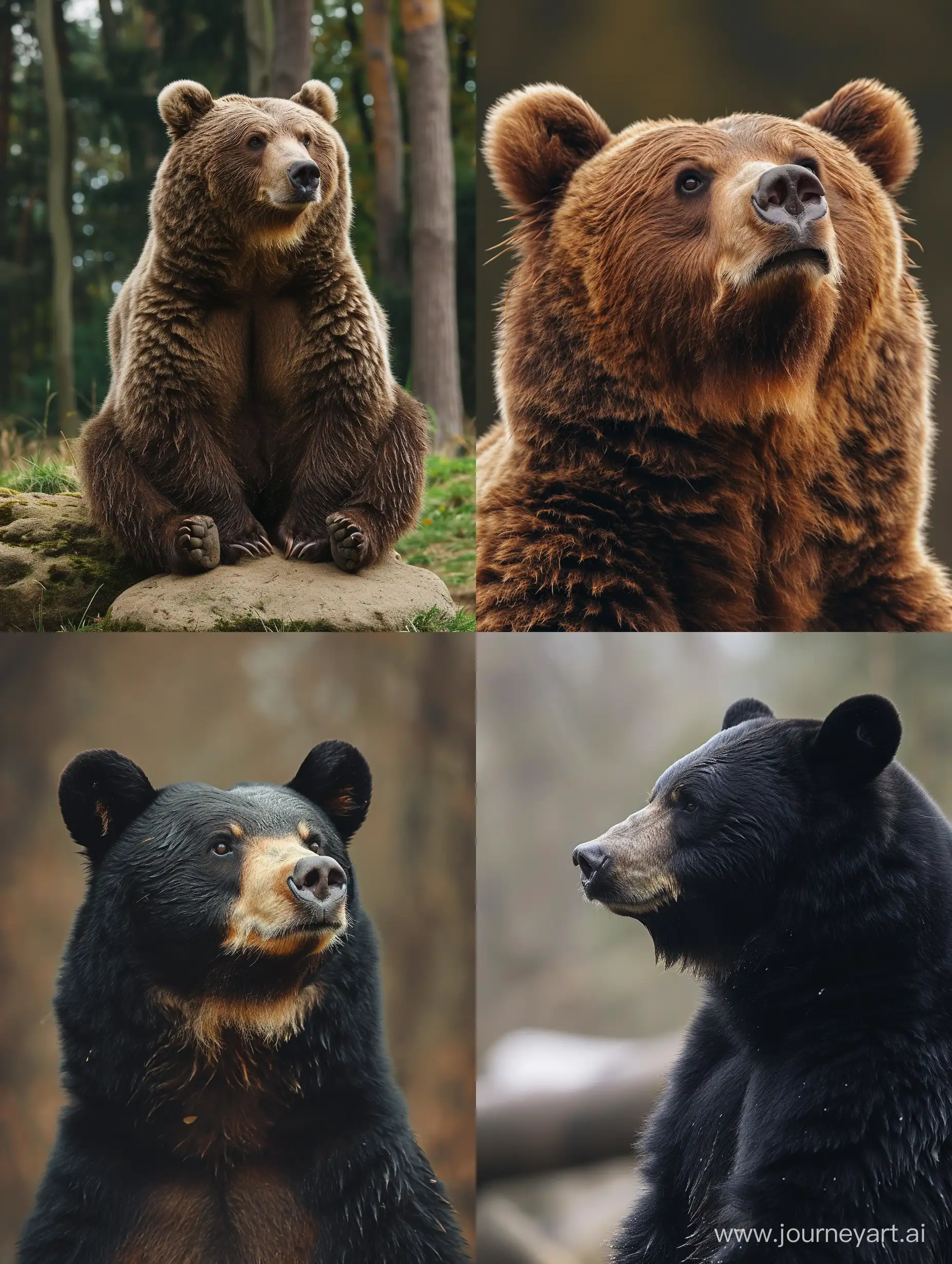 Majestic-Bear-Portrait-with-Stunning-Fur-AI-Art