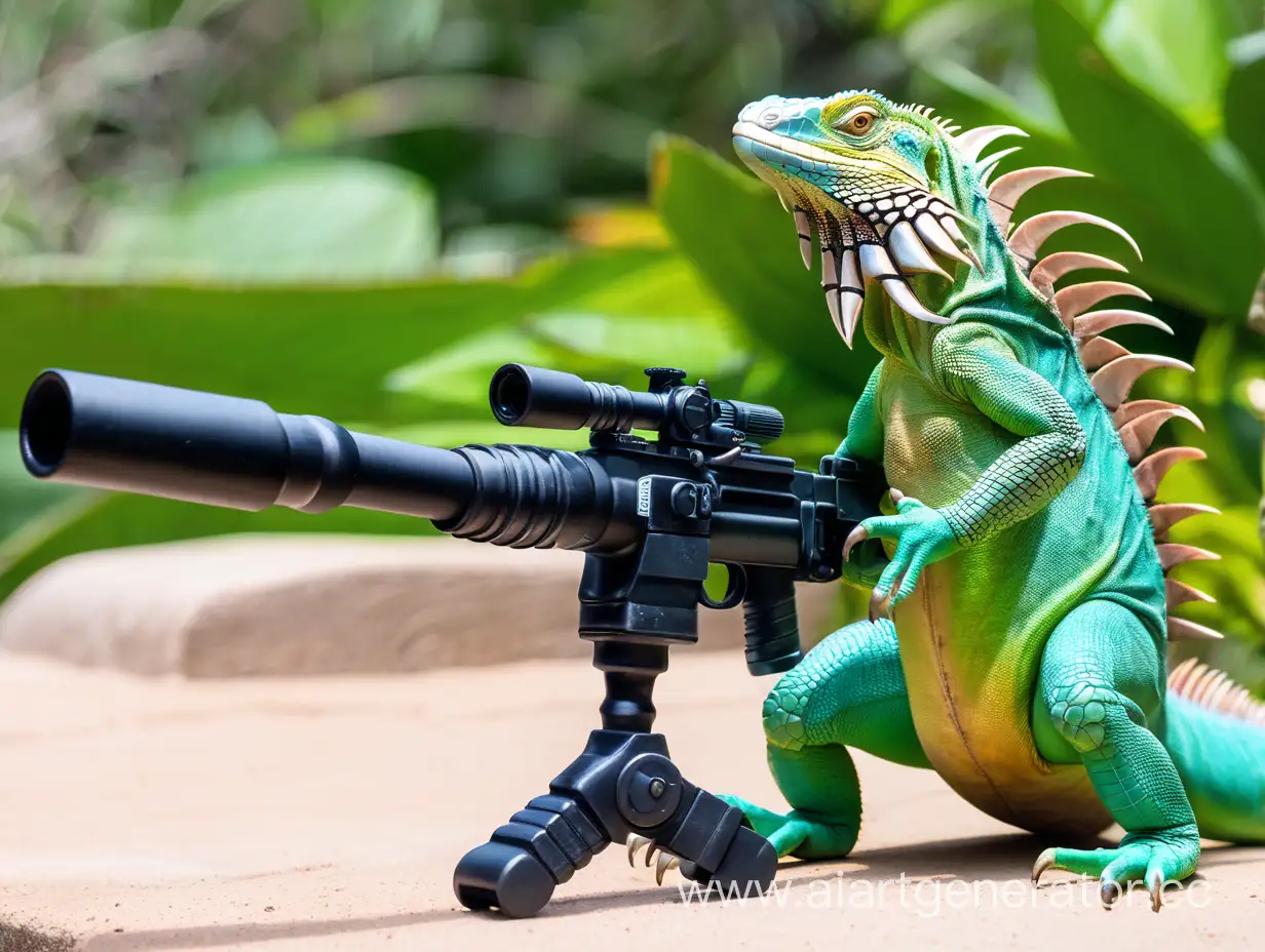 Fierce-Iguana-Wielding-Dual-Miniguns-in-a-Tropical-Showdown