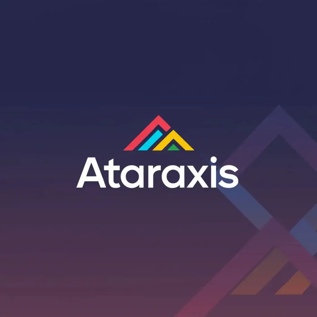 a logo design,with the text "Ataraxis", main symbol:FINANCE,Moderate,clear background