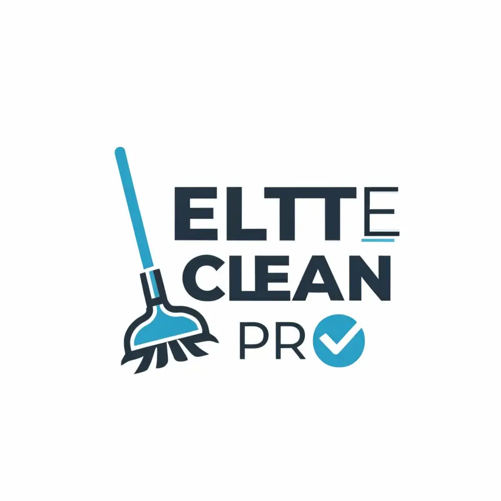 a logo design,with the text "Elete
Clean
Pro
", main symbol:Cleaning Service ,Moderate,clear background