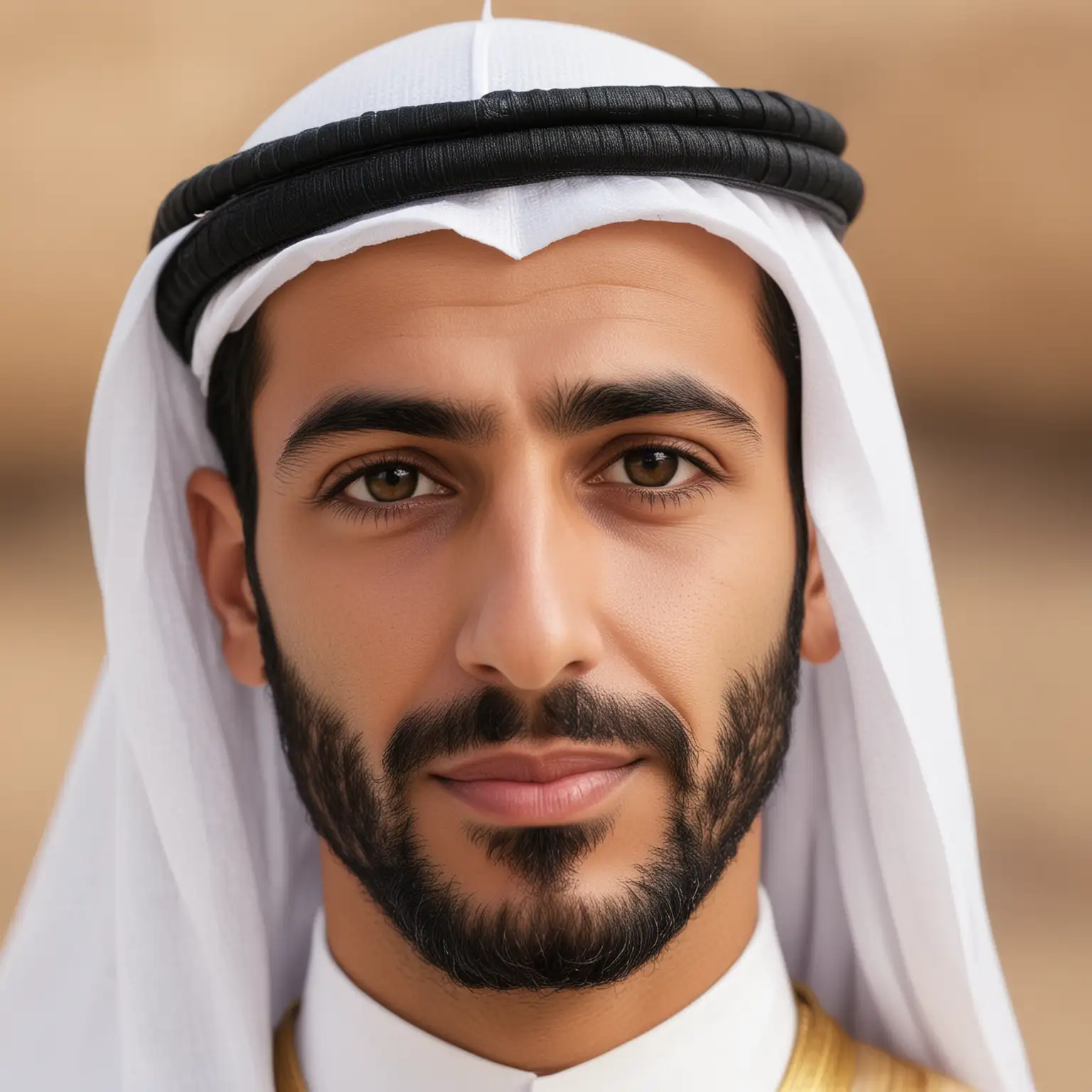 Young Arab Gentleman in Traditional Attire