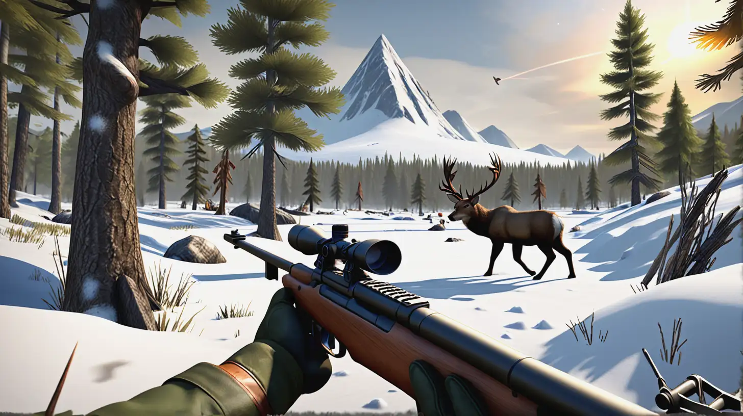 Immersive Hunting Adventure Explore Diverse Landscapes and Track Wildlife