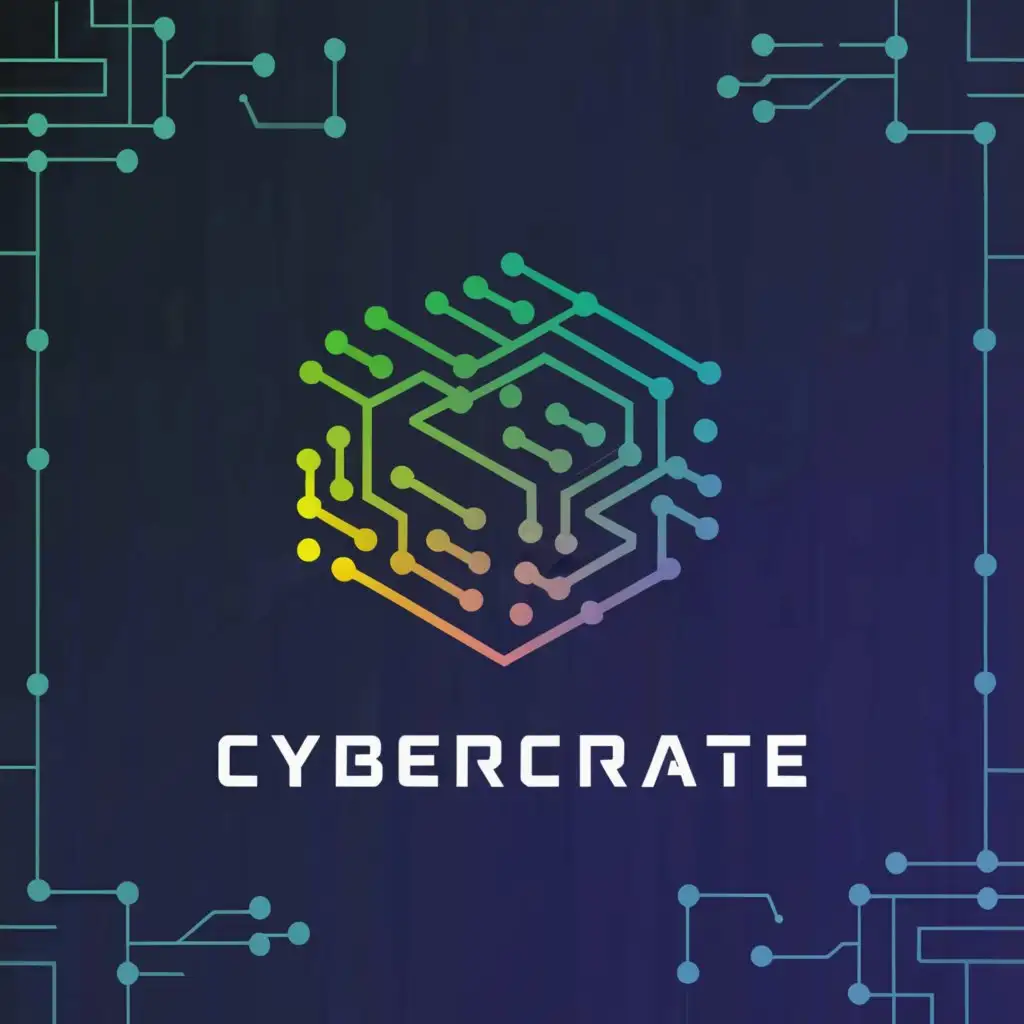 LOGO-Design-For-CyberCrate-Futuristic-TechInspired-Crate-Logo