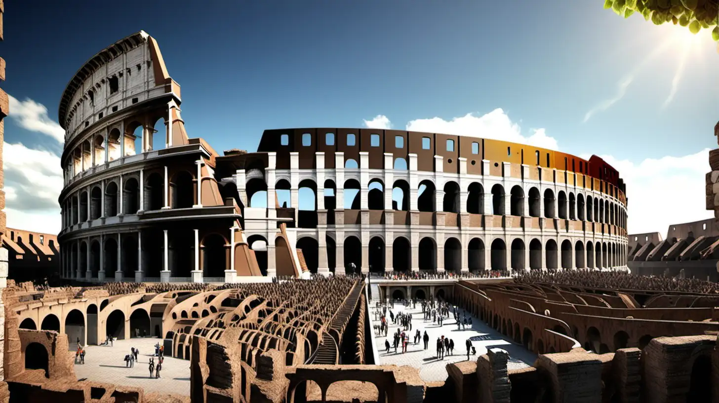 How Would Colosseum be at its best shape,show its magnificance and beauty
