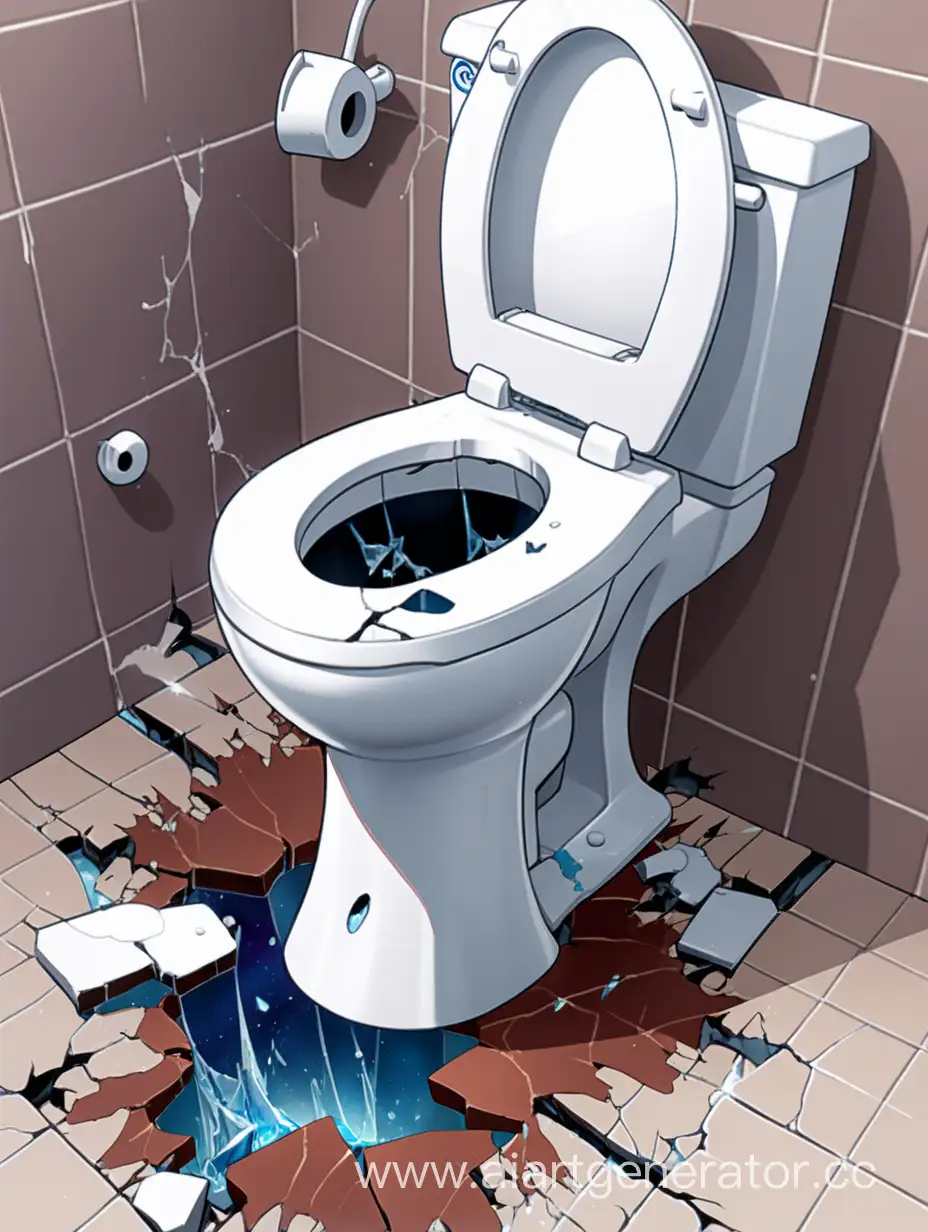 Magical-Anime-Scene-Repairing-a-Broken-Toilet