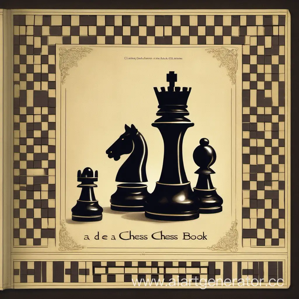 Обложка к шахматной книги